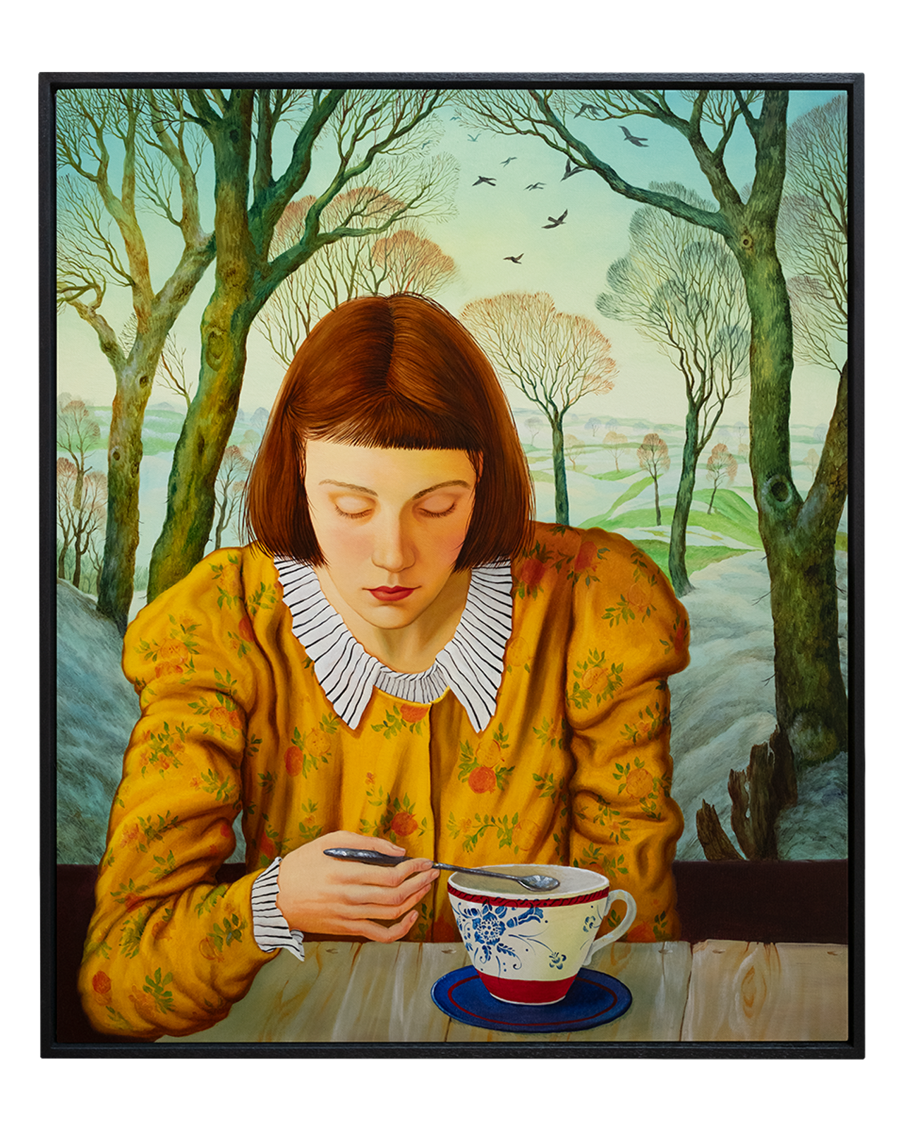 Portrait with a Cup of Tea