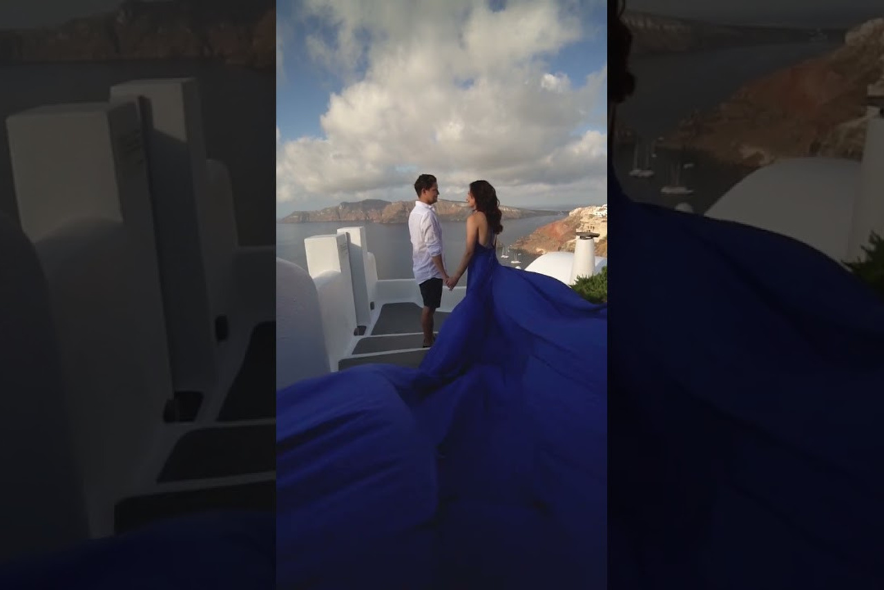 Beautiful morning in Flying dress