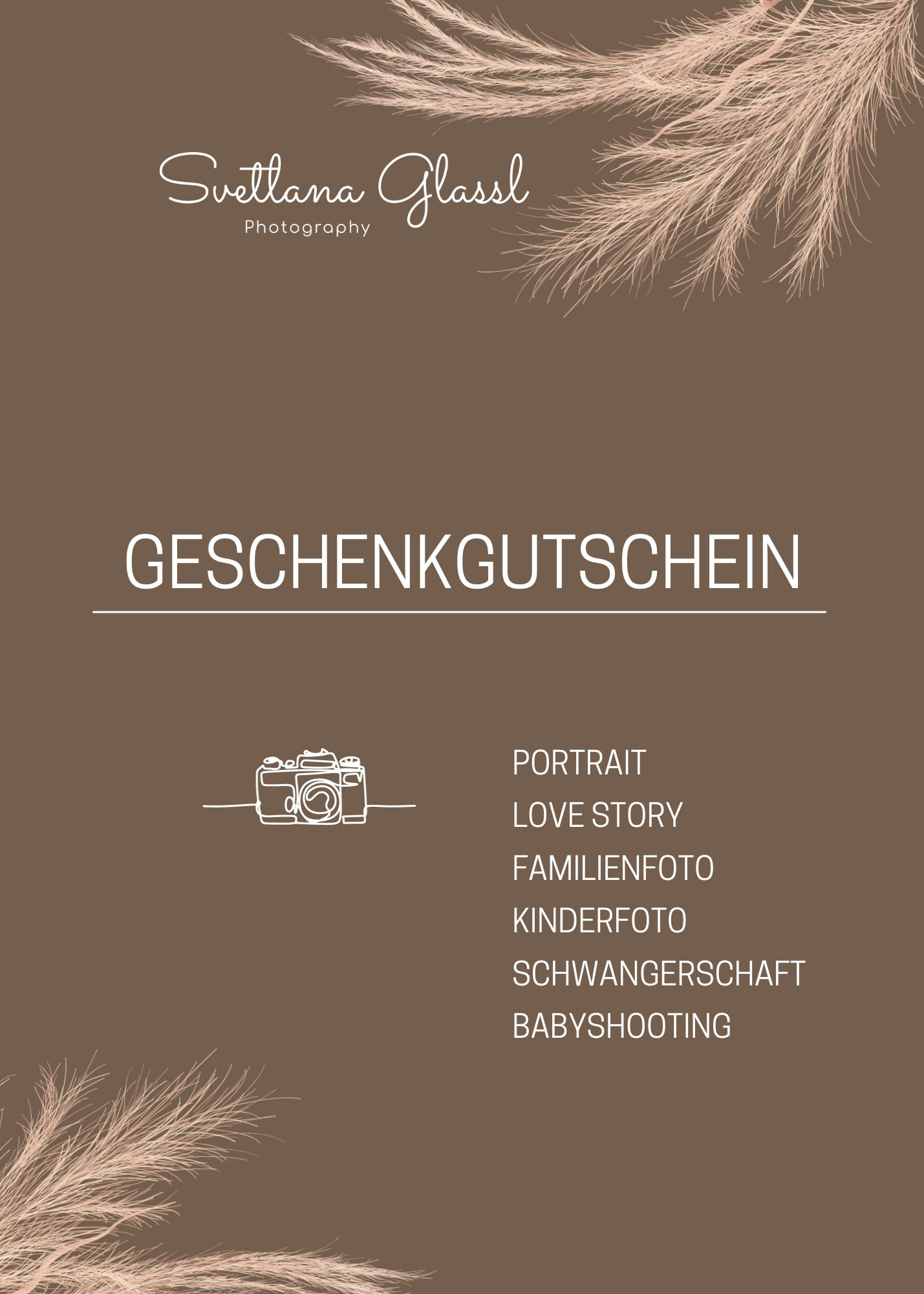 Gutscheine. Kinder- und Familienfotograf in  Sachsen-Anhalt Svetlana Glassl