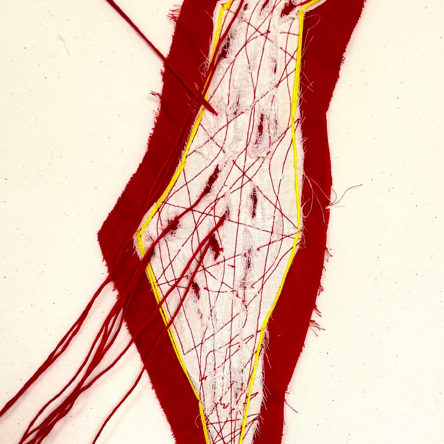 Textile works. Natalia Naletova — artist and researcher working with textile, collage & memory