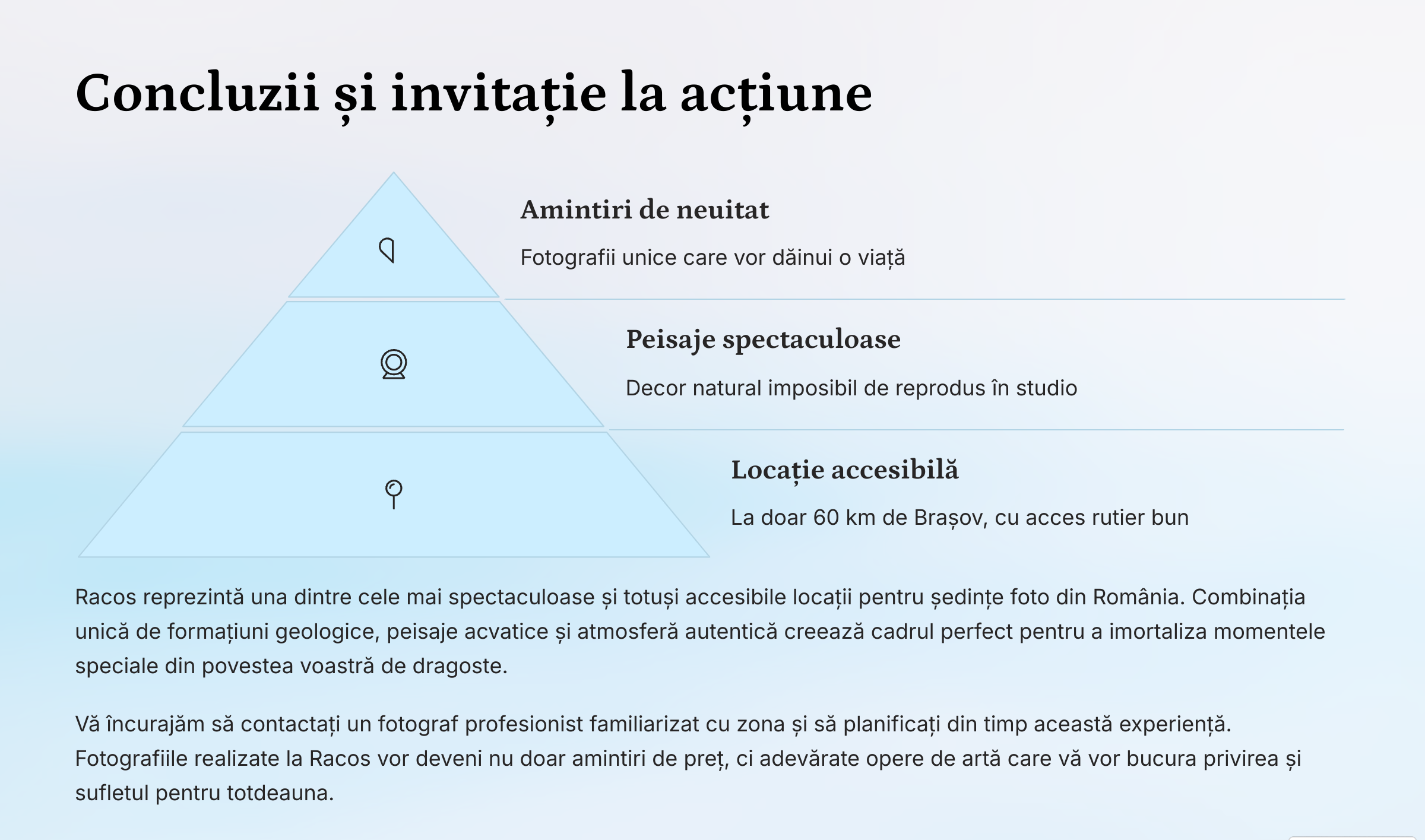 Racos locatia de vis pentru sedinta foto „Trash the Dress”