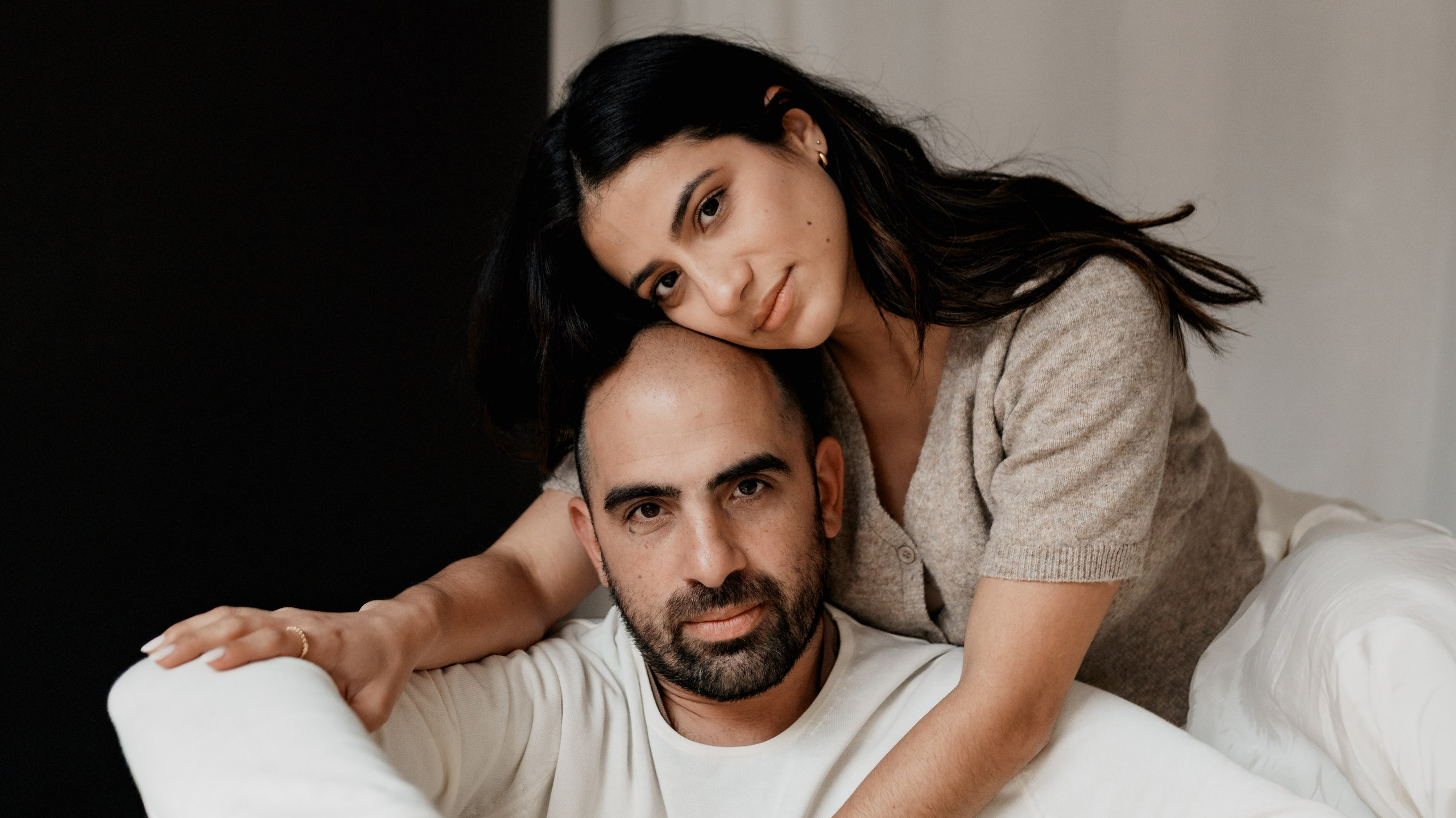 Alexandra e António numa foto de cumplicidade