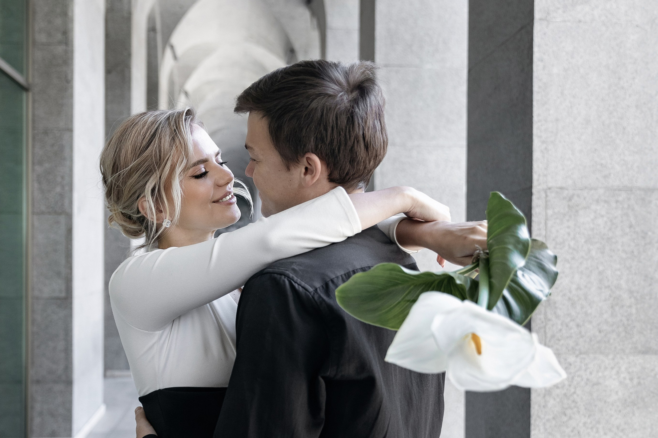 Trauungszeremonie und Brautpaar Shooting