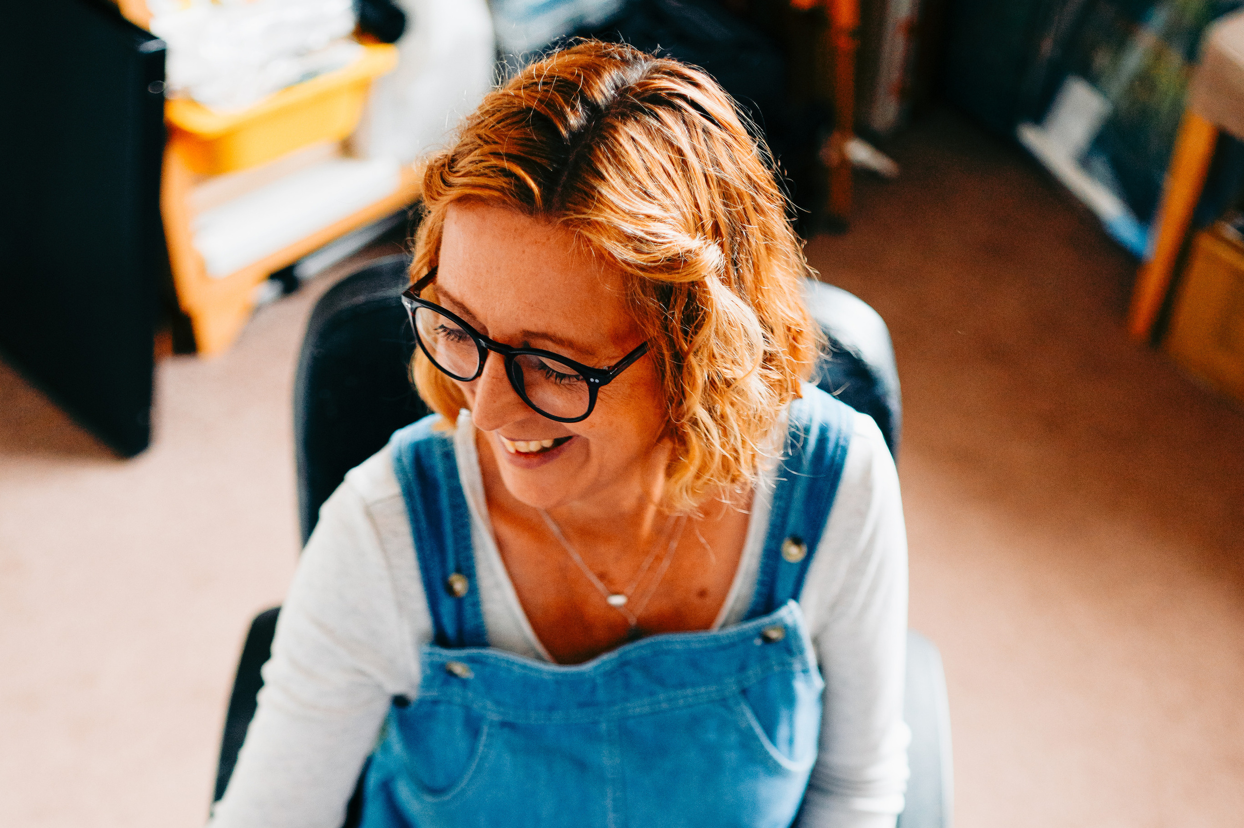 The artist is painting. Art and brand photography.