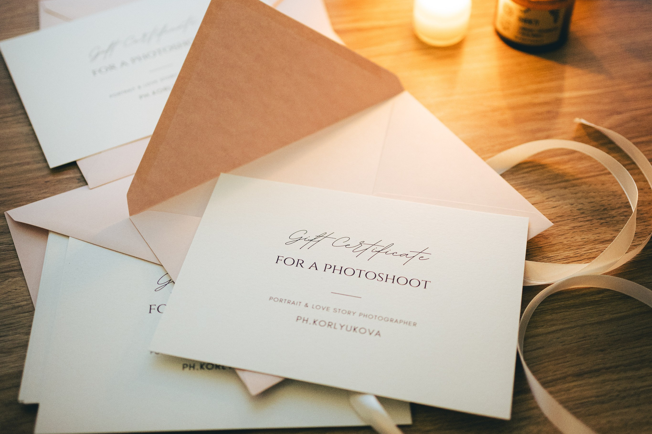 Voucher podarunkowy. Fotograf Poznań