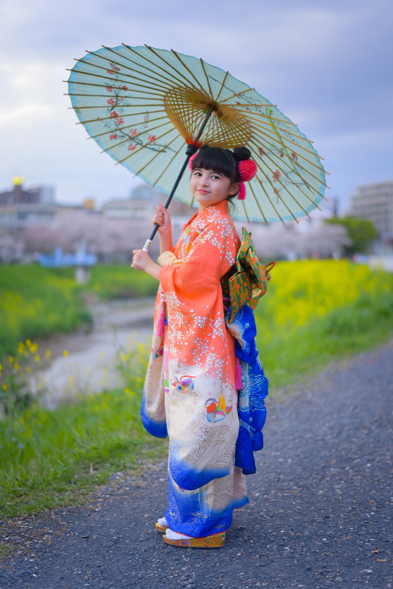 Rental kimono. Photographer in Tokyo, Japan