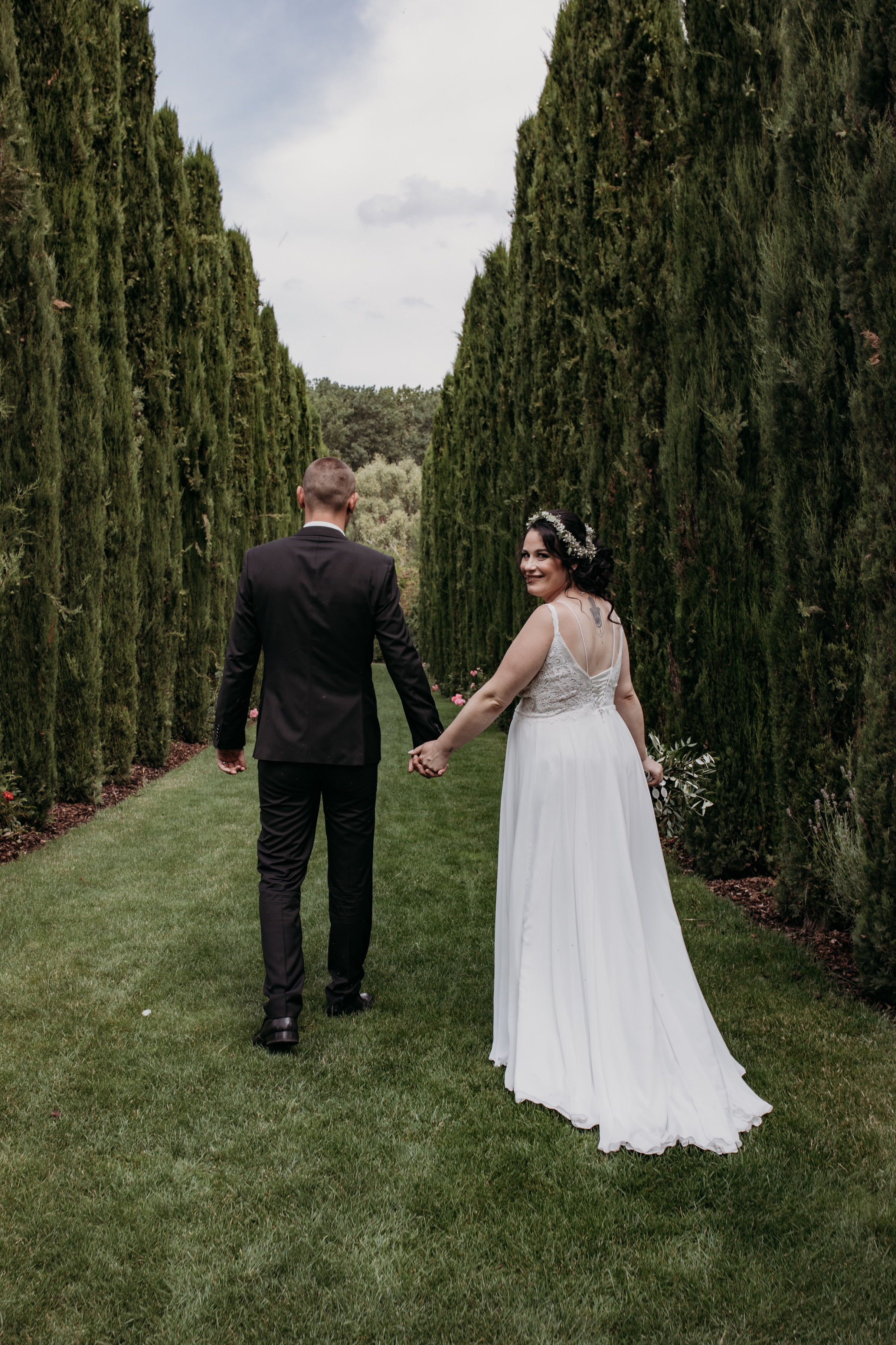 Emotionale Momente während der Trauung im Weingut Mussler – Hochzeitsfotografin für freie Trauung bei Frankfurt am Main