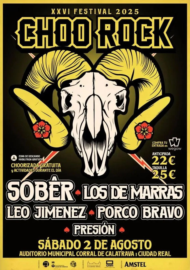 Календарь рок- и метал-концертов в Испании — август 2025 | FOTKAI