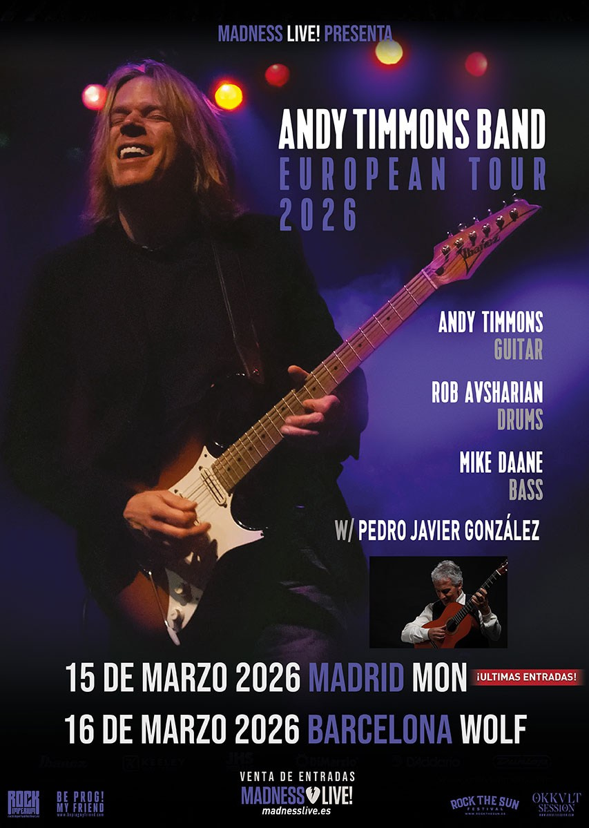 Andy Timmons в Испании 2026 — концерты легендарного гитариста в Мадриде и Барселоне | FOTKAI