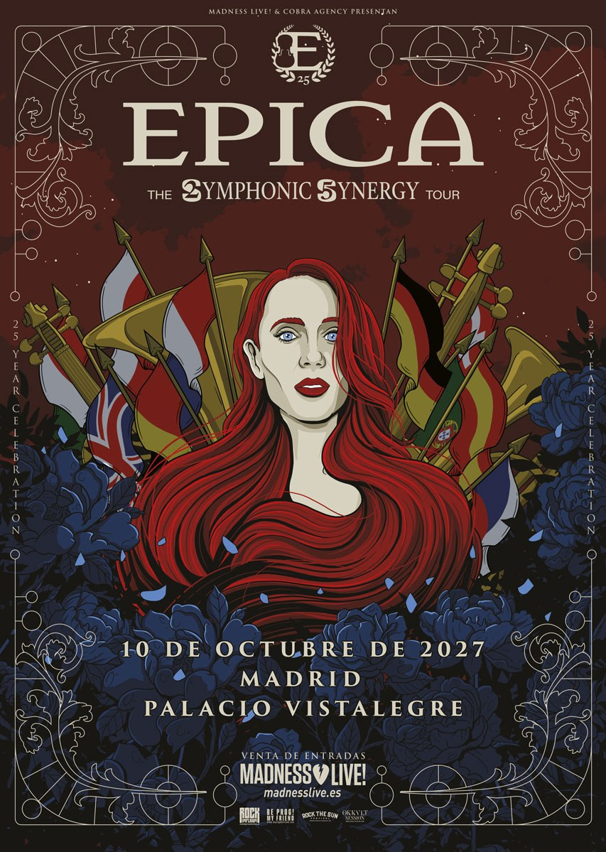 EPICA в Мадриде: The Symphonic Synergy Tour 2027 — симфонический метал с оркестром и хором | FOTKAI