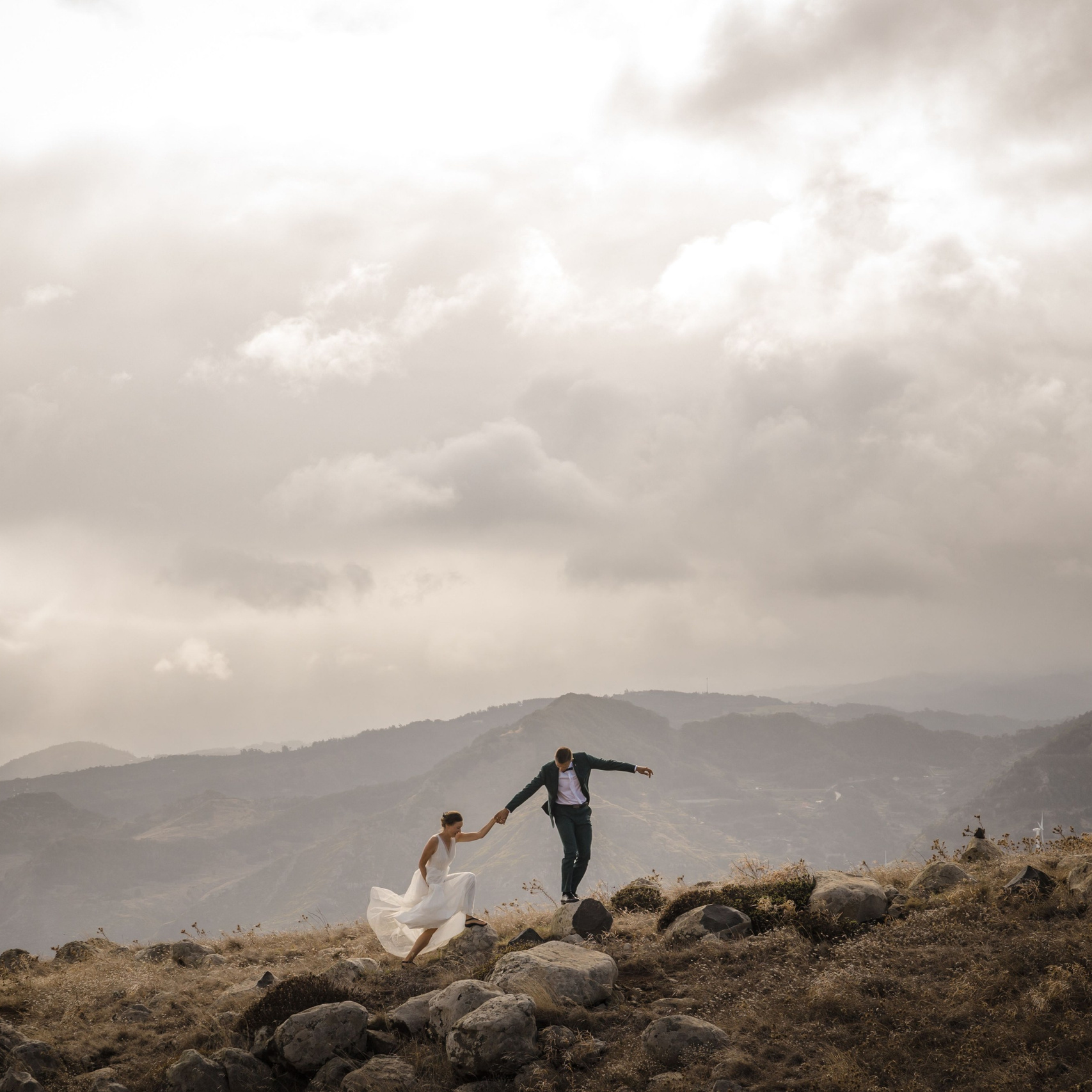 Couple photoshoot at Ponta de Sao Lourenco