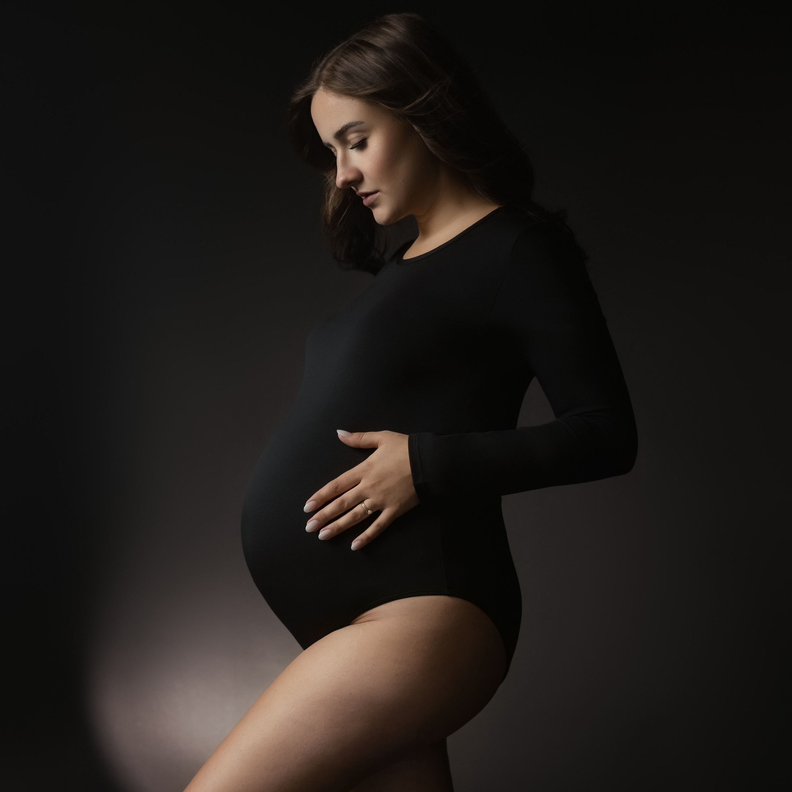 Elegante Babybauchfotografie Gießen Limburg Marburg, Schwangerschaftsfotoshooting