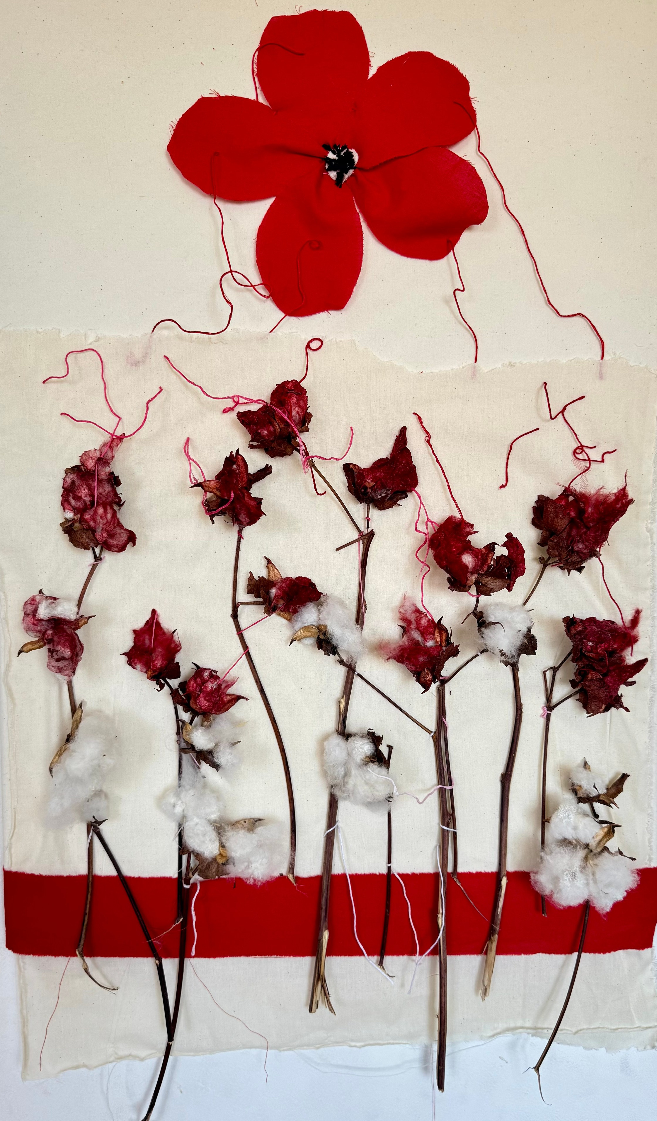 Textile works. Natalia Naletova — artist and researcher working with textile, collage & memory