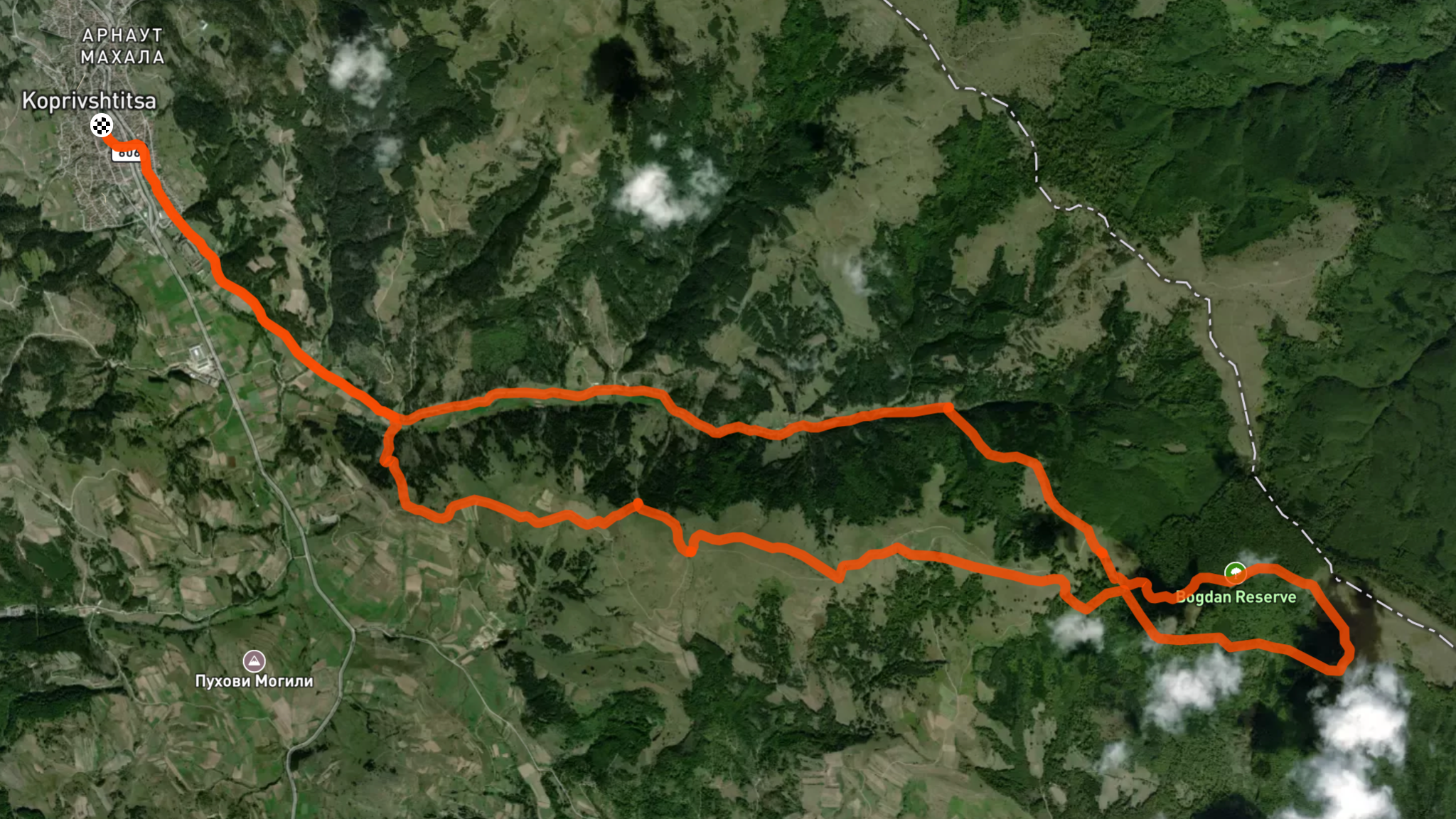 Трасета. Първа Пушка Trail