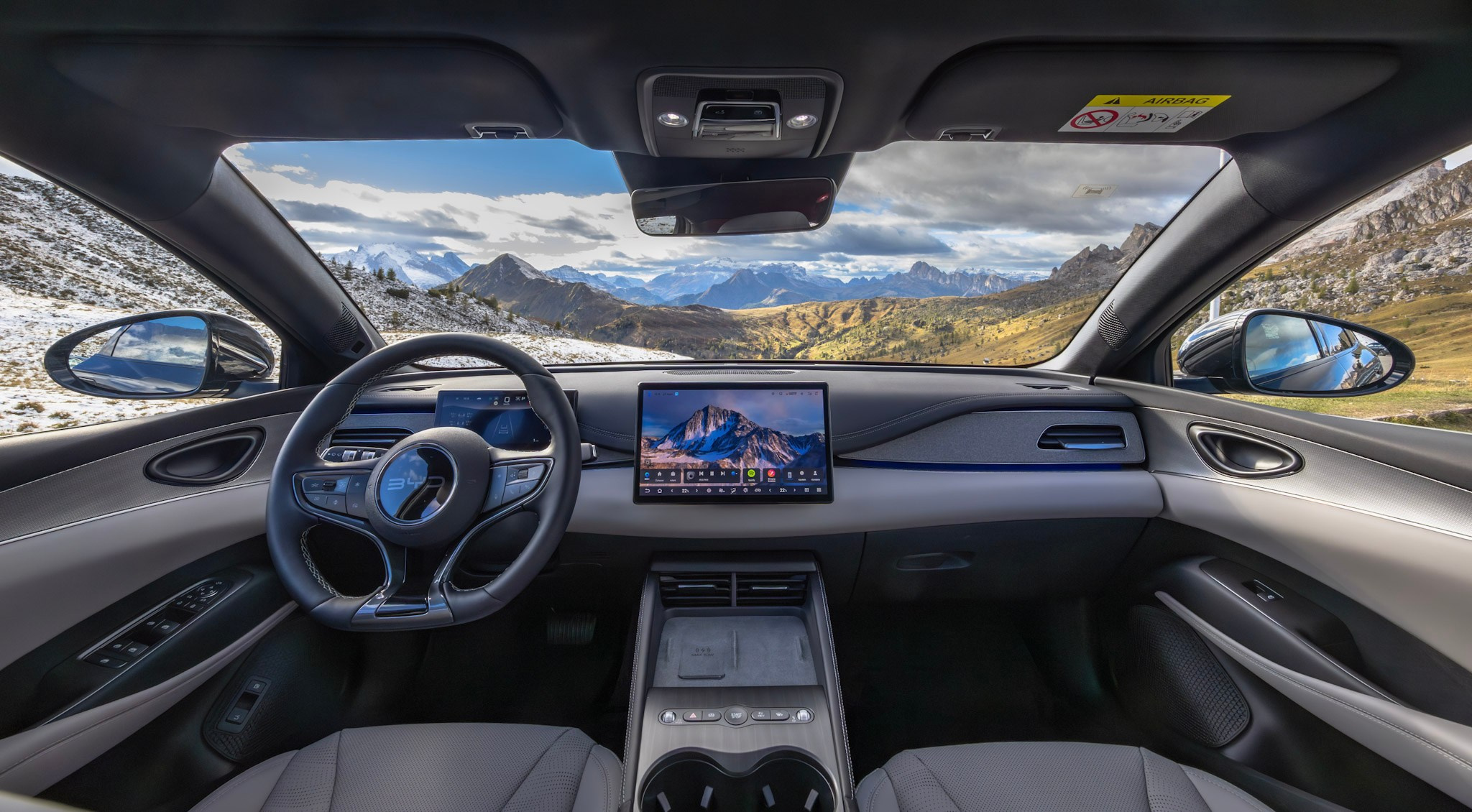 BYD Seal 6 DM-i am Passo Giau – Automotive-Fotografie