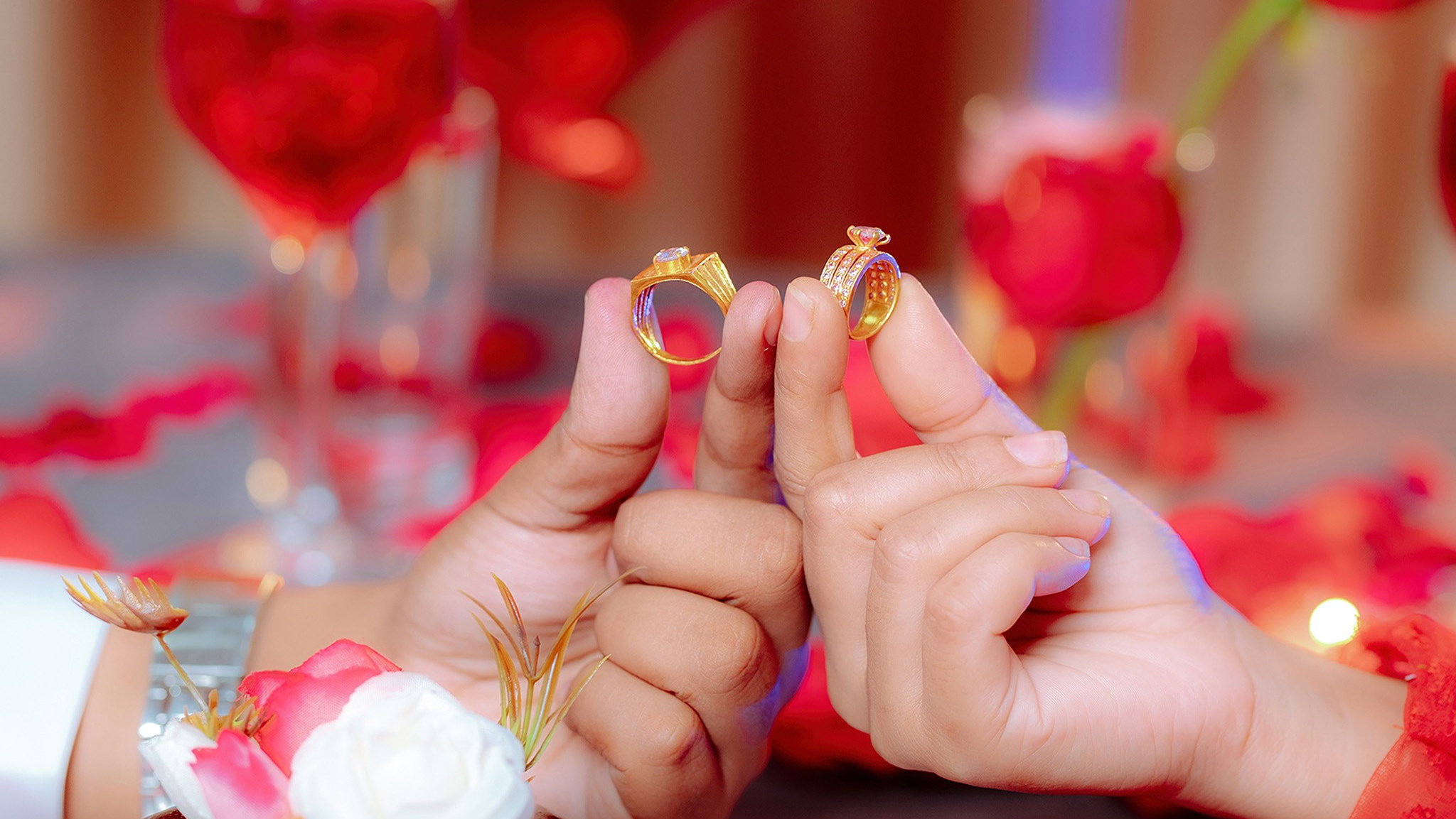 Best macro wedding ring shot by Poudel Digital Photography in Nepal