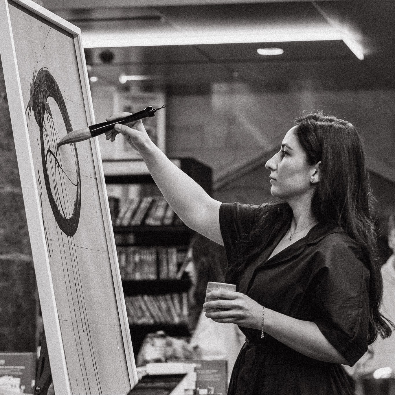 Kristine Tumanyan, kunstenaar Nederland, Roermond, Heerlen, Limburg. Meditative line art. Armenie