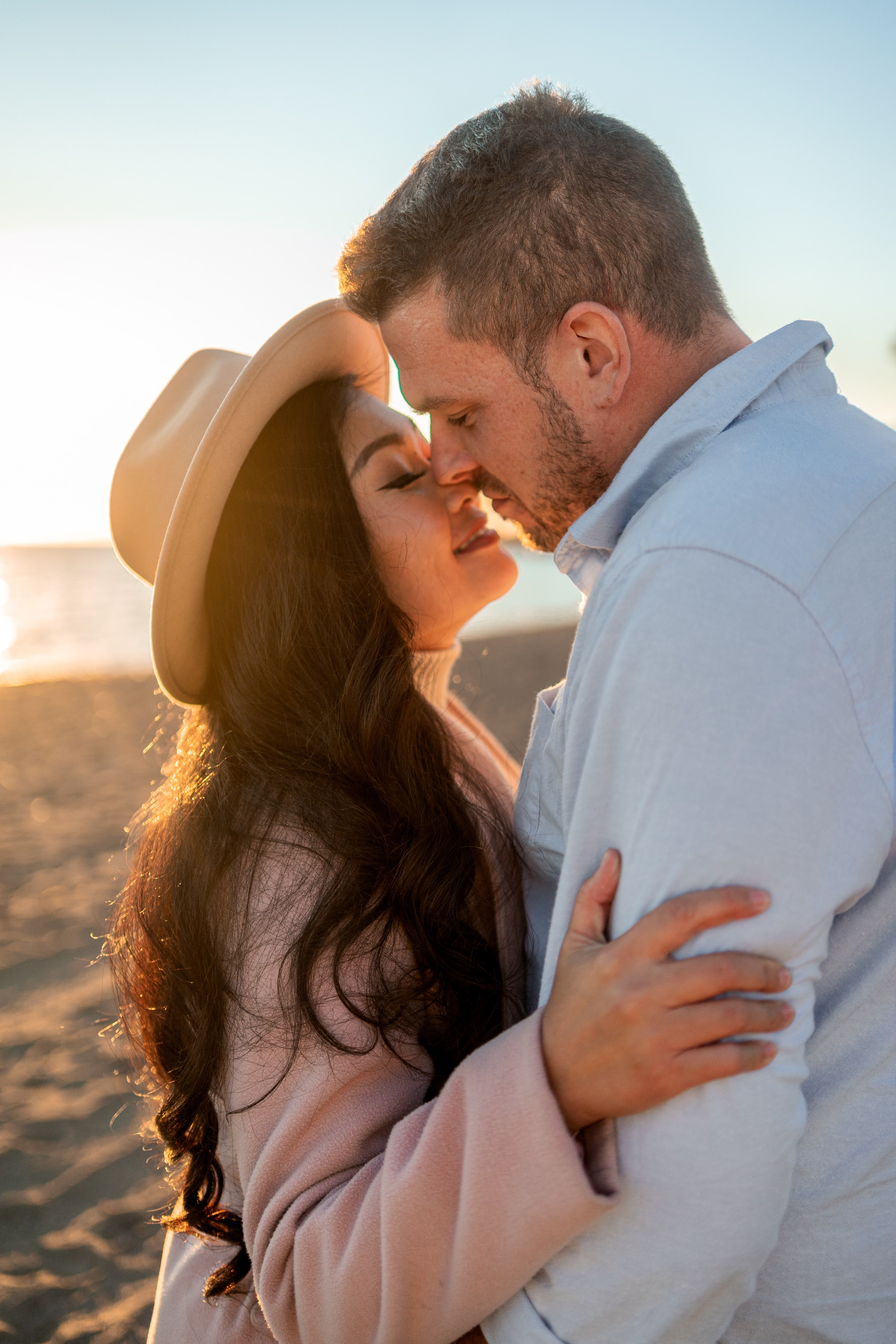 Engagement photoshoot for a couple in Windsor, Ontario. Romantic moments captured to preserve the memories of this special milestone, perfect for couples looking to celebrate their journey together.