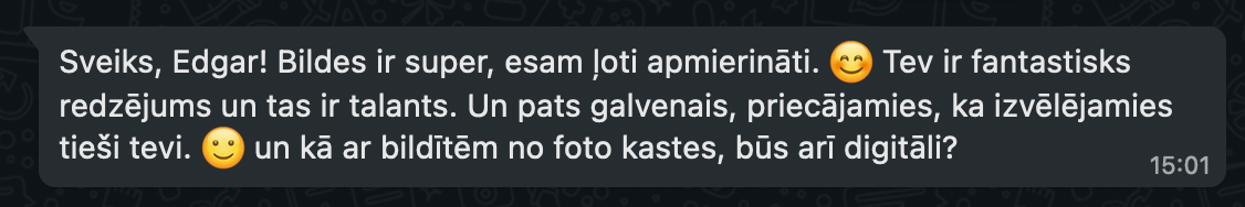 Kāzu foto piedāvājums