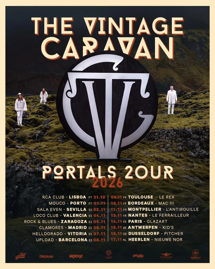 The Vintage Caravan en España: rock islandés y sonido progresivo en seis ciudades, en directo | FOTKAI