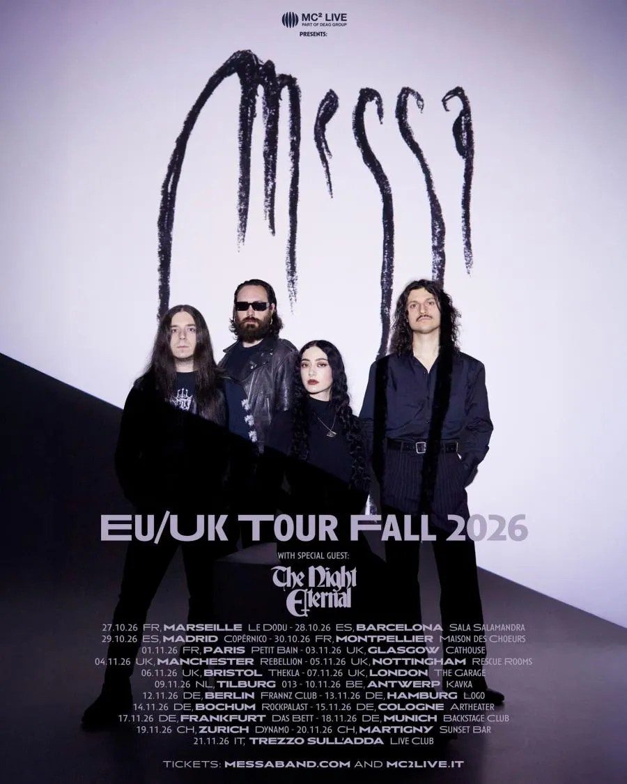MESSA, итальянская doom-metal группа, впервые выступит с хедлайн-туром в Барселоне и Мадриде | FOTKAI