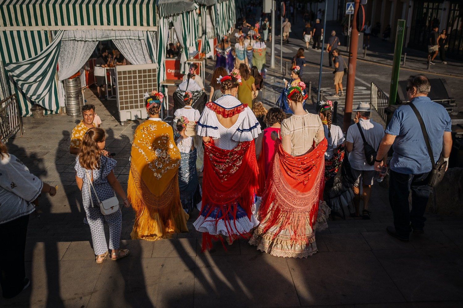 Flamencas al borde del Guadalquivir