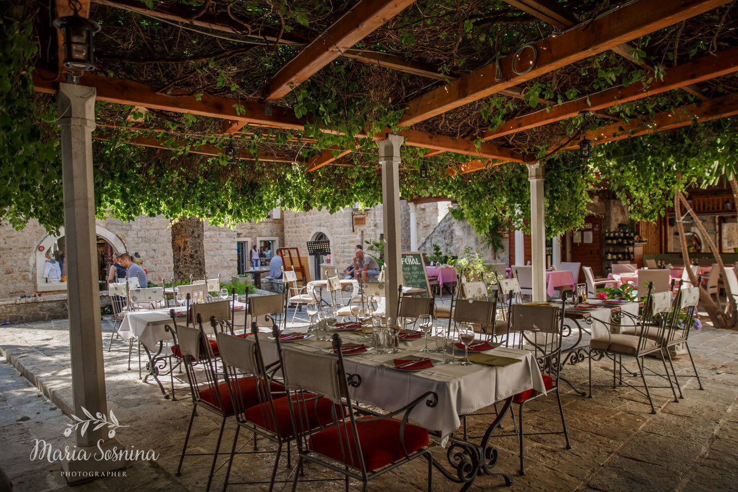 Budva Old town in Montenegro