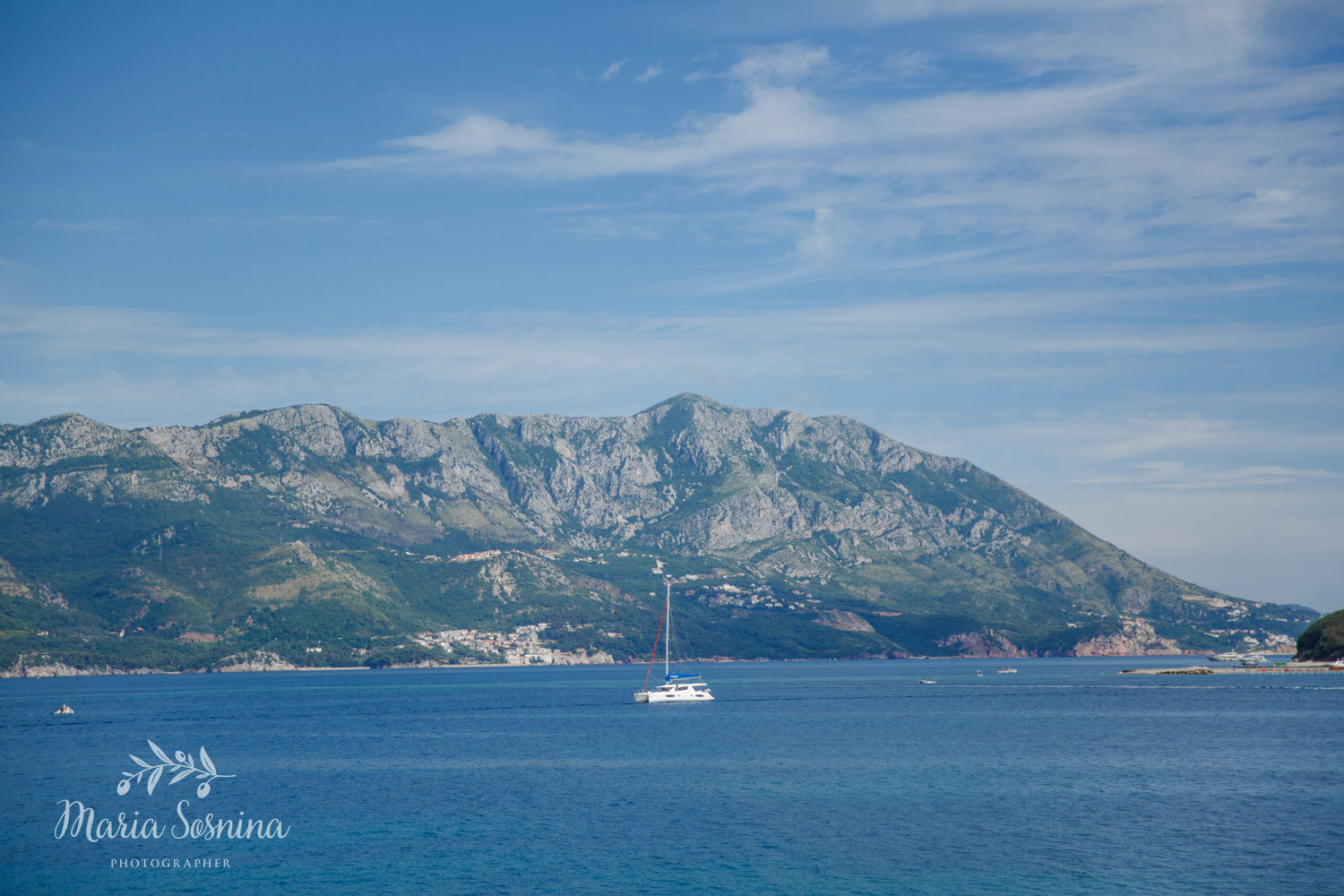 Gamlebyen i Budva - utsikt fra festningsmuren