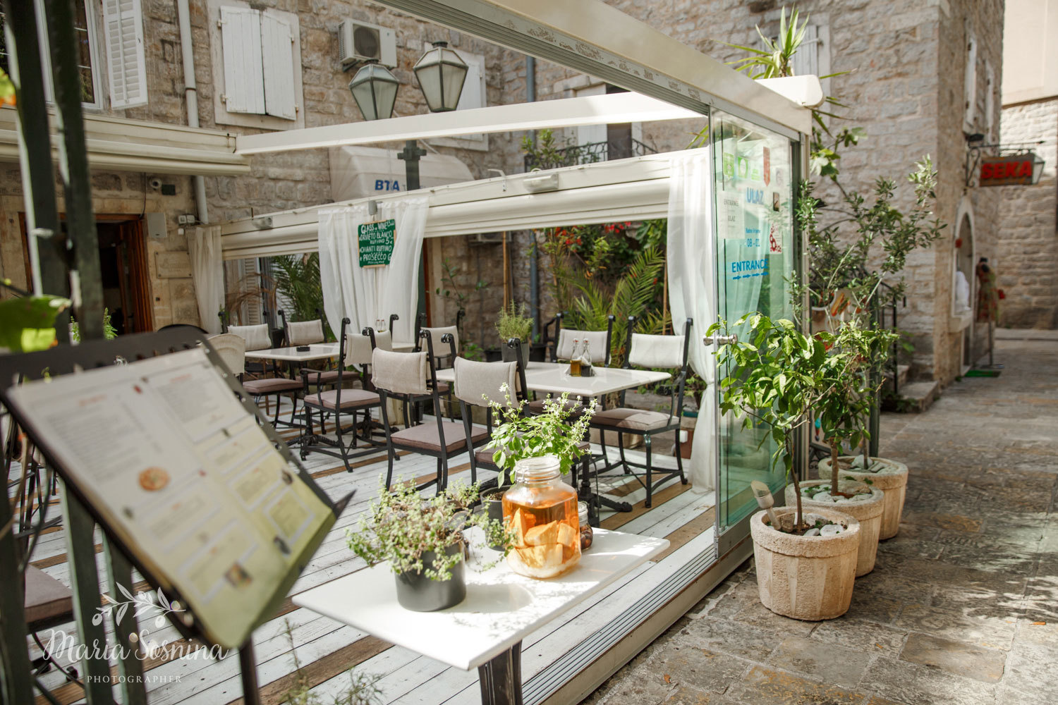 Budva Old town in Montenegro