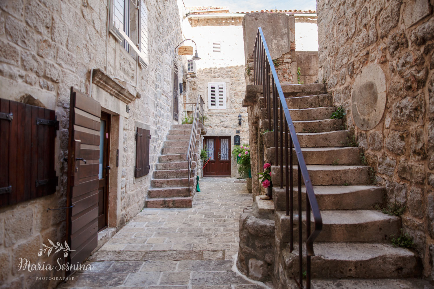 Budva Old town in Montenegro