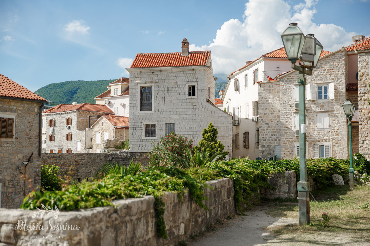 Budva Old town in Montenegro