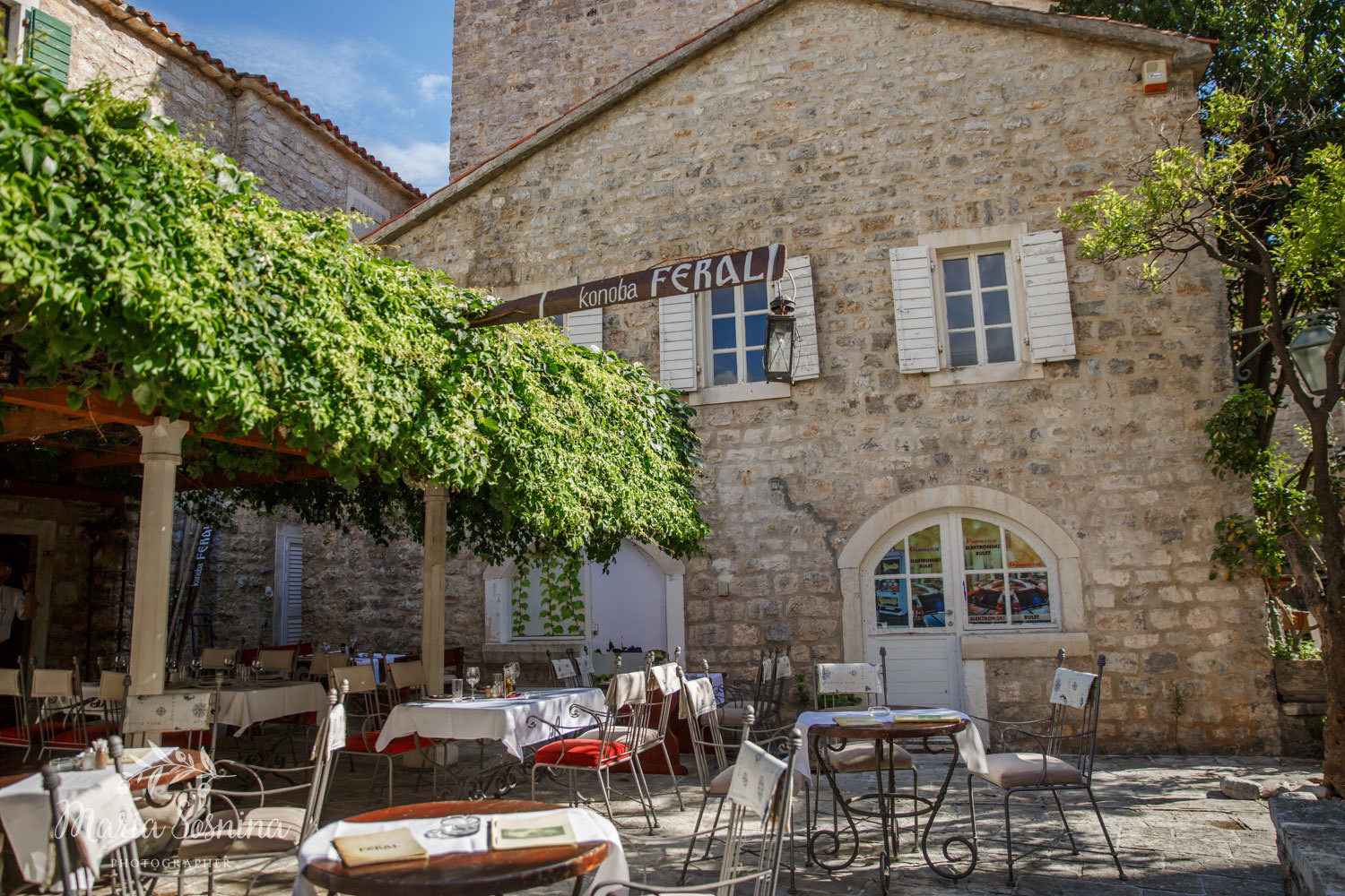 Budva Old town in Montenegro