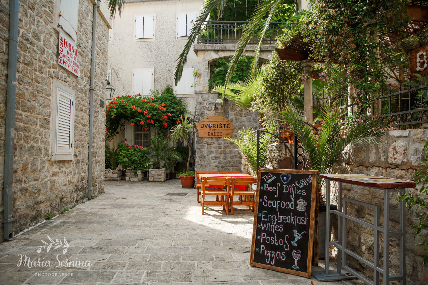 Budva Old town in Montenegro