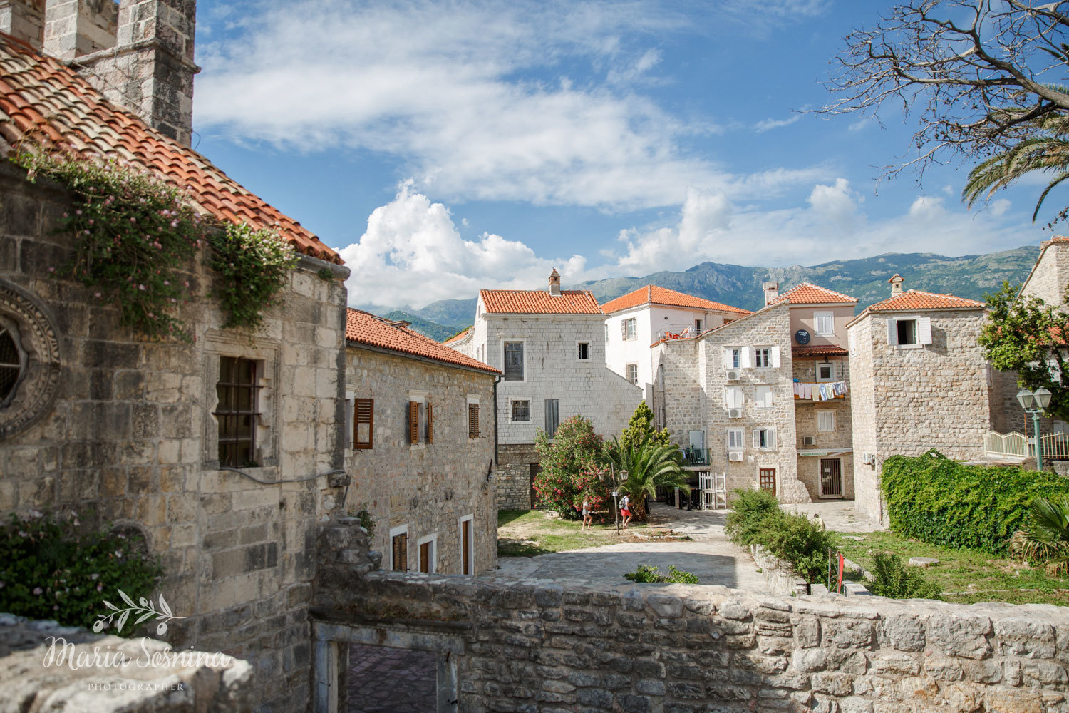 Budva Old town in Montenegro
