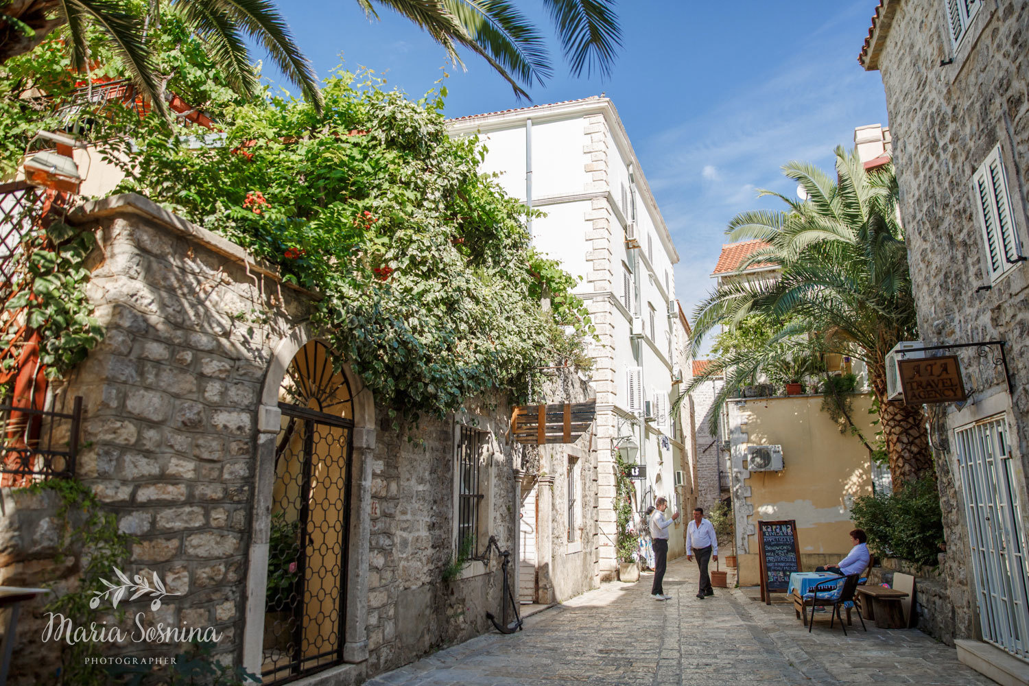 Budva Old town in Montenegro