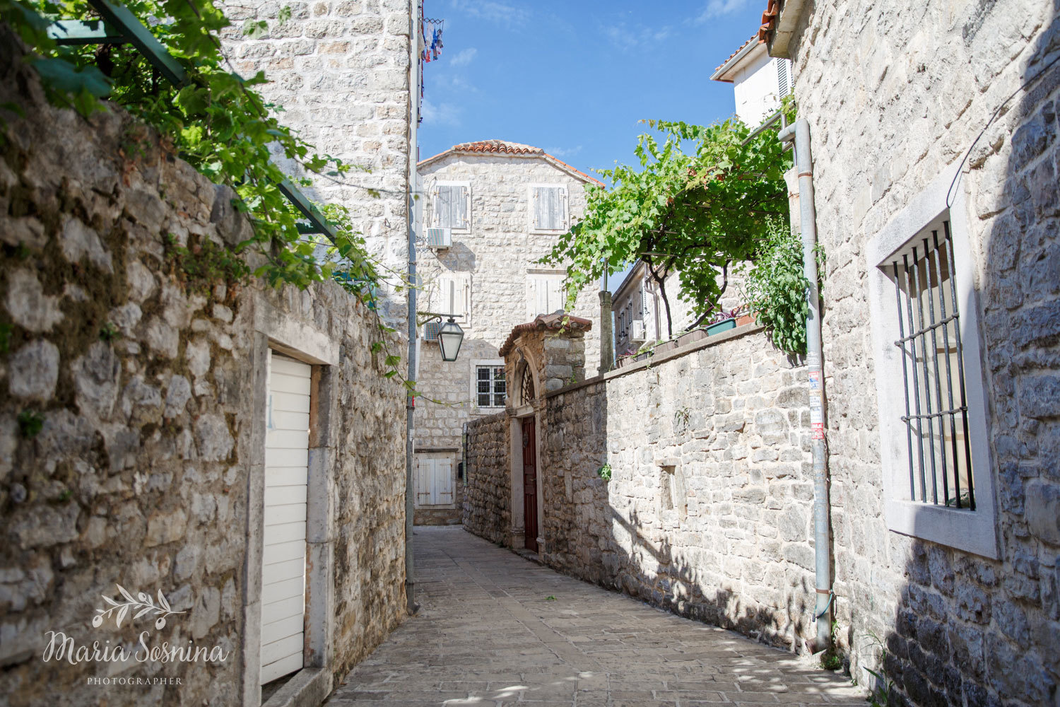 Budva Old town in Montenegro