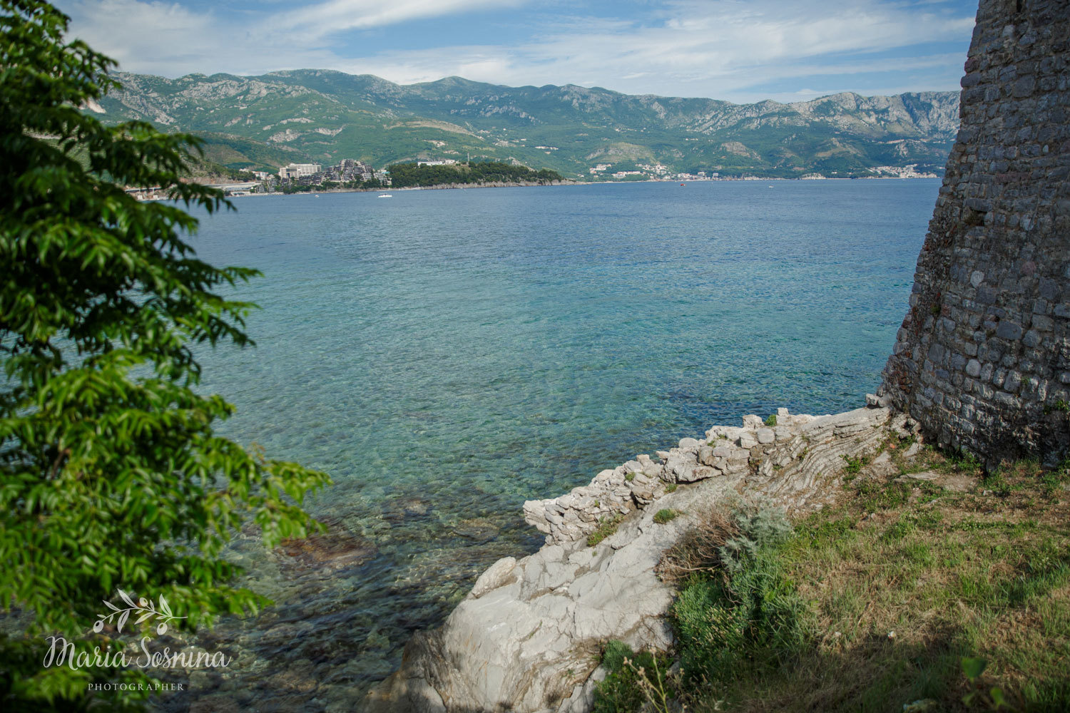 Budva Old town in Montenegro