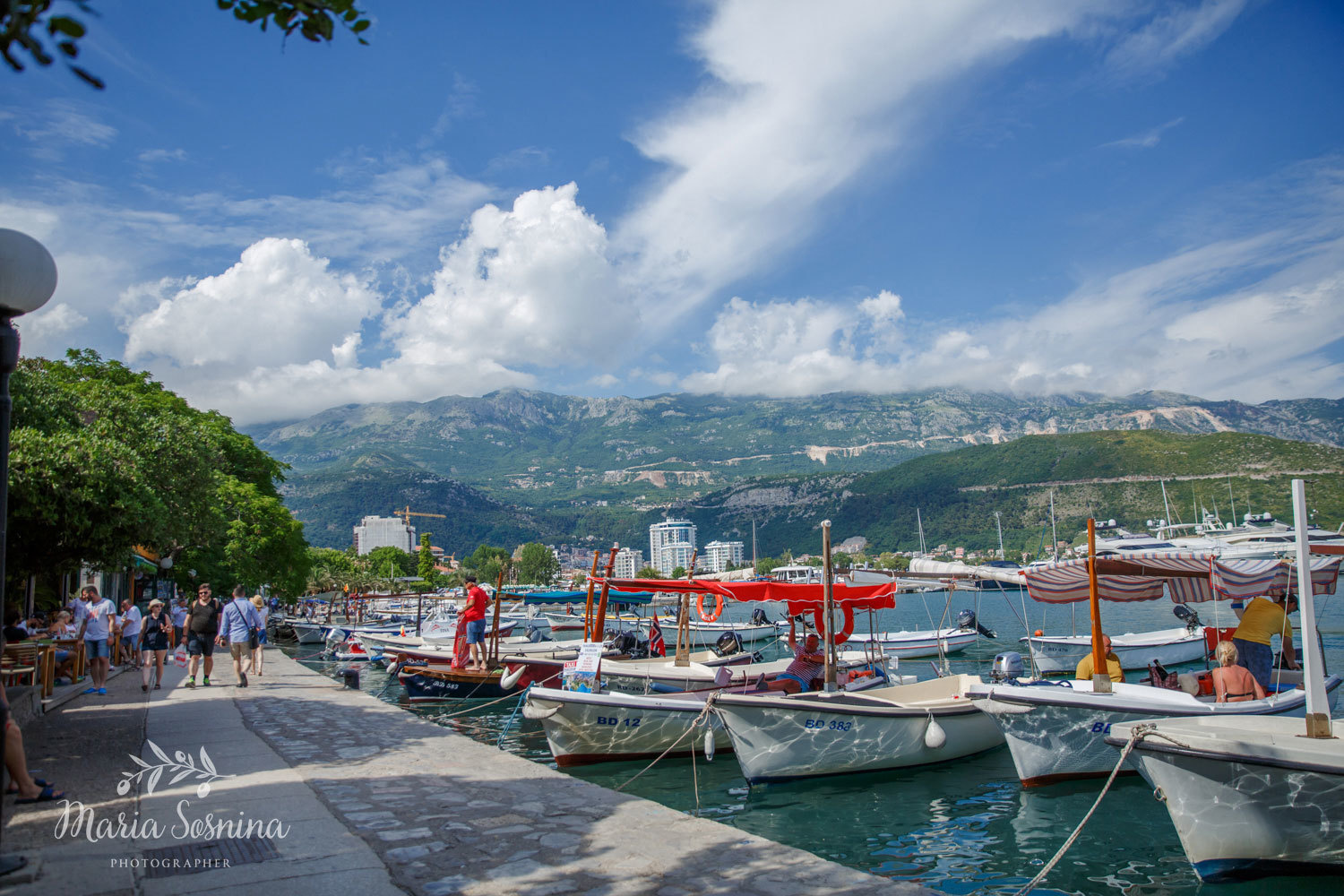 Budva Old town in Montenegro