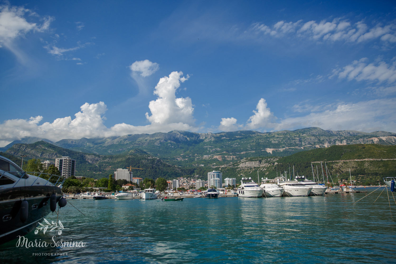 Budva Old town in Montenegro