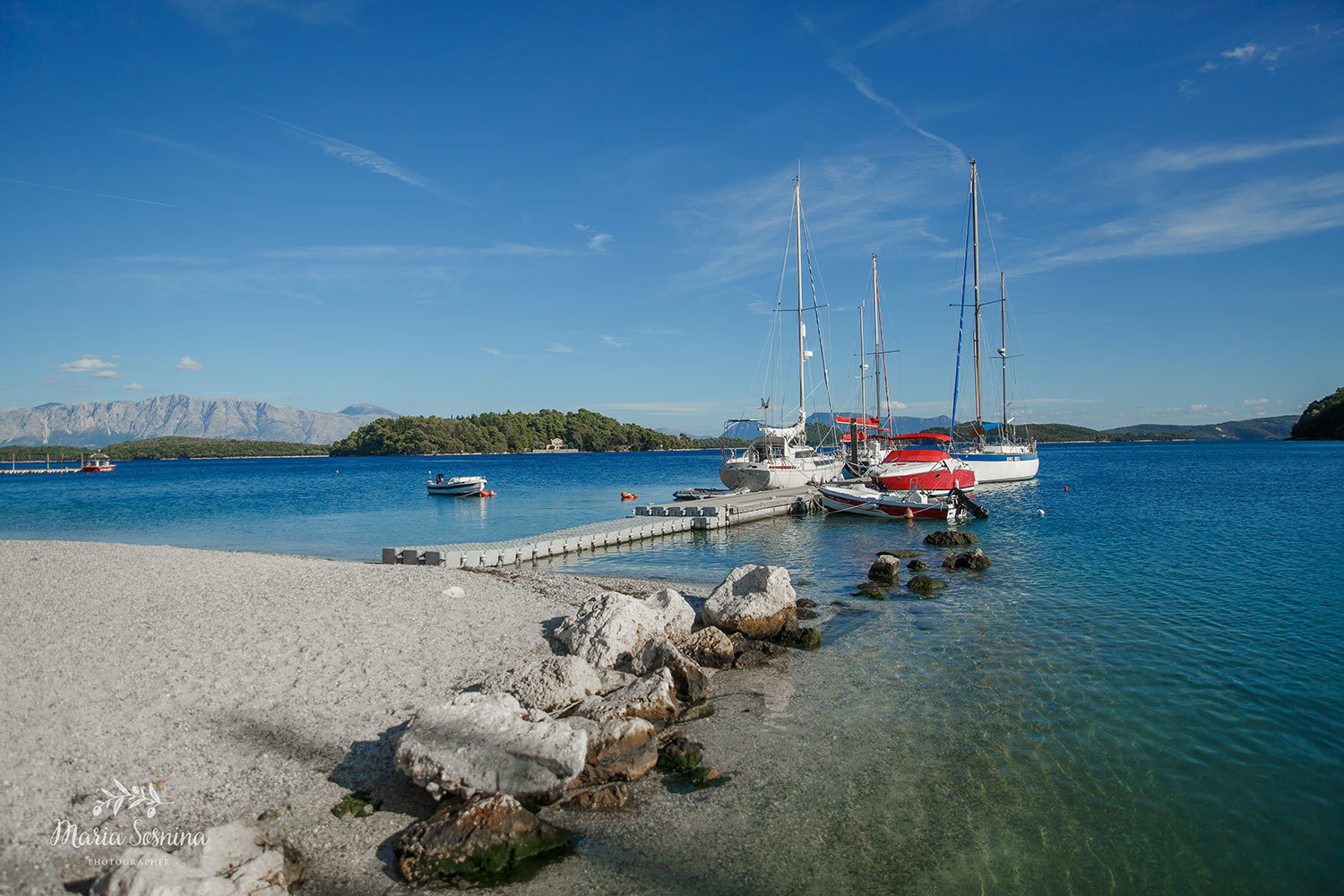 Лефкада, Греция — Путешествие в ноябре и морские пейзажи