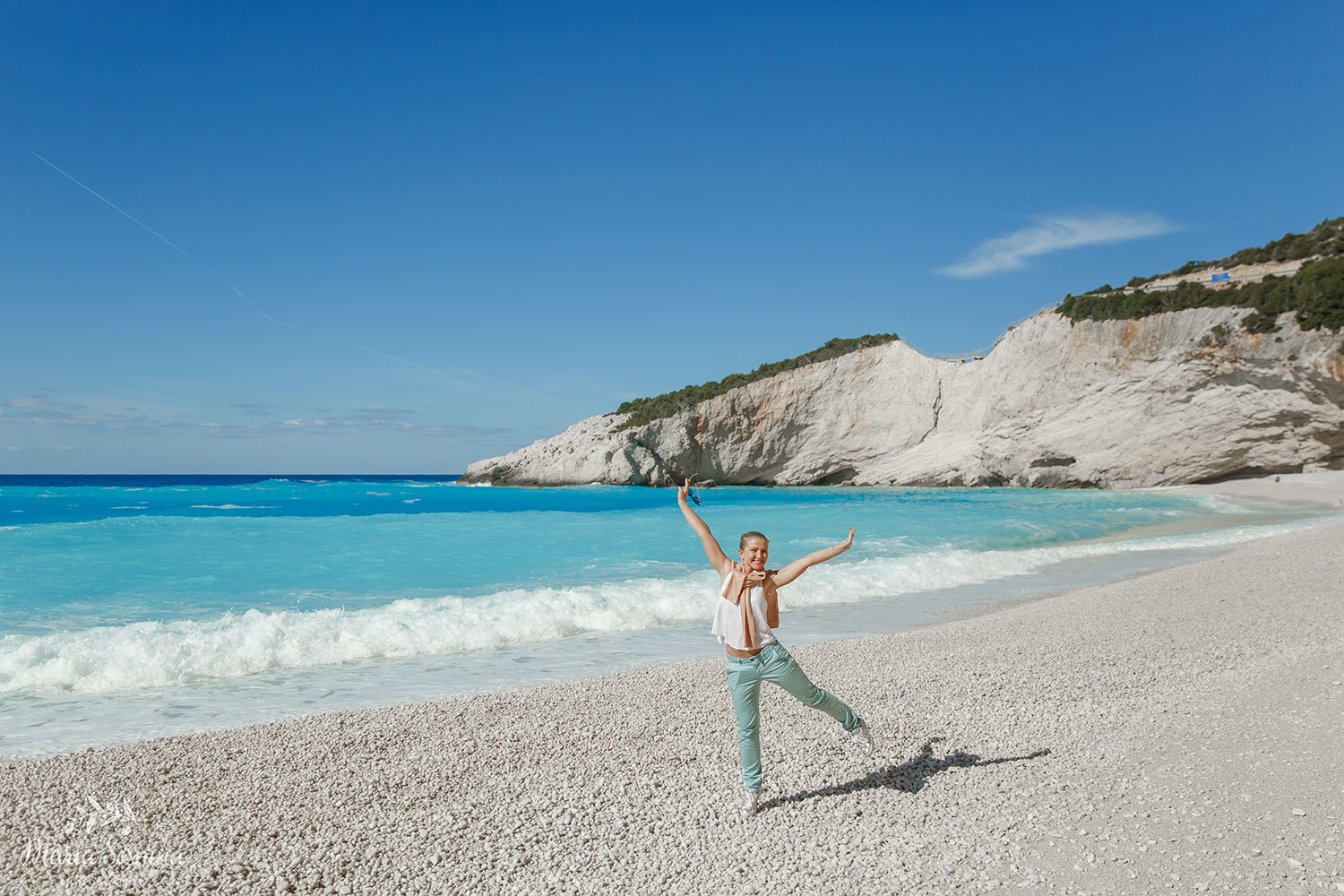 Лефкада, Греция — Путешествие в ноябре и морские пейзажи