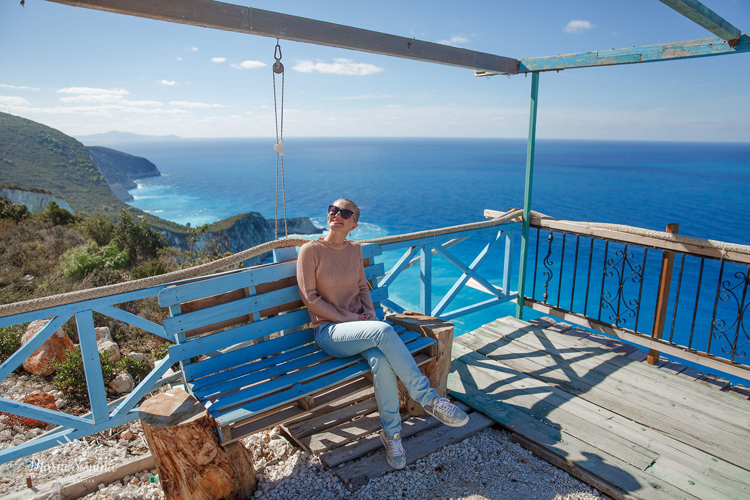 Лефкада, Греция — Путешествие в ноябре и морские пейзажи