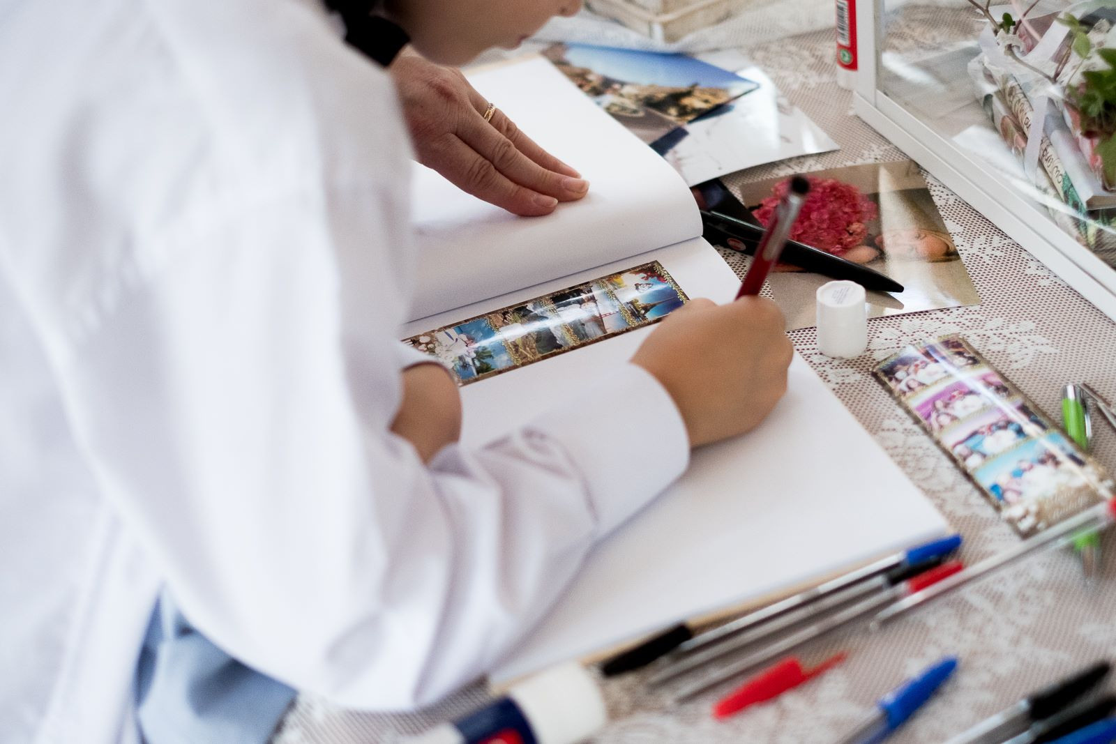 Kāzu momentfoto viesu grāmata 