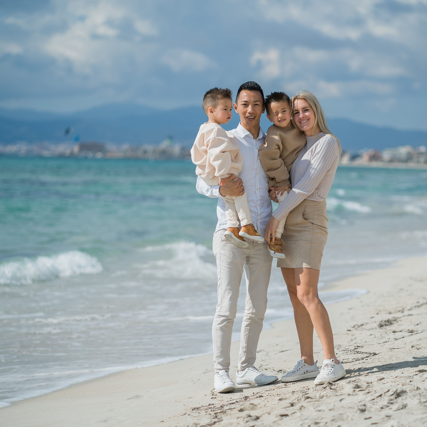 Familien Fotos Shooting Mallorca am Meer