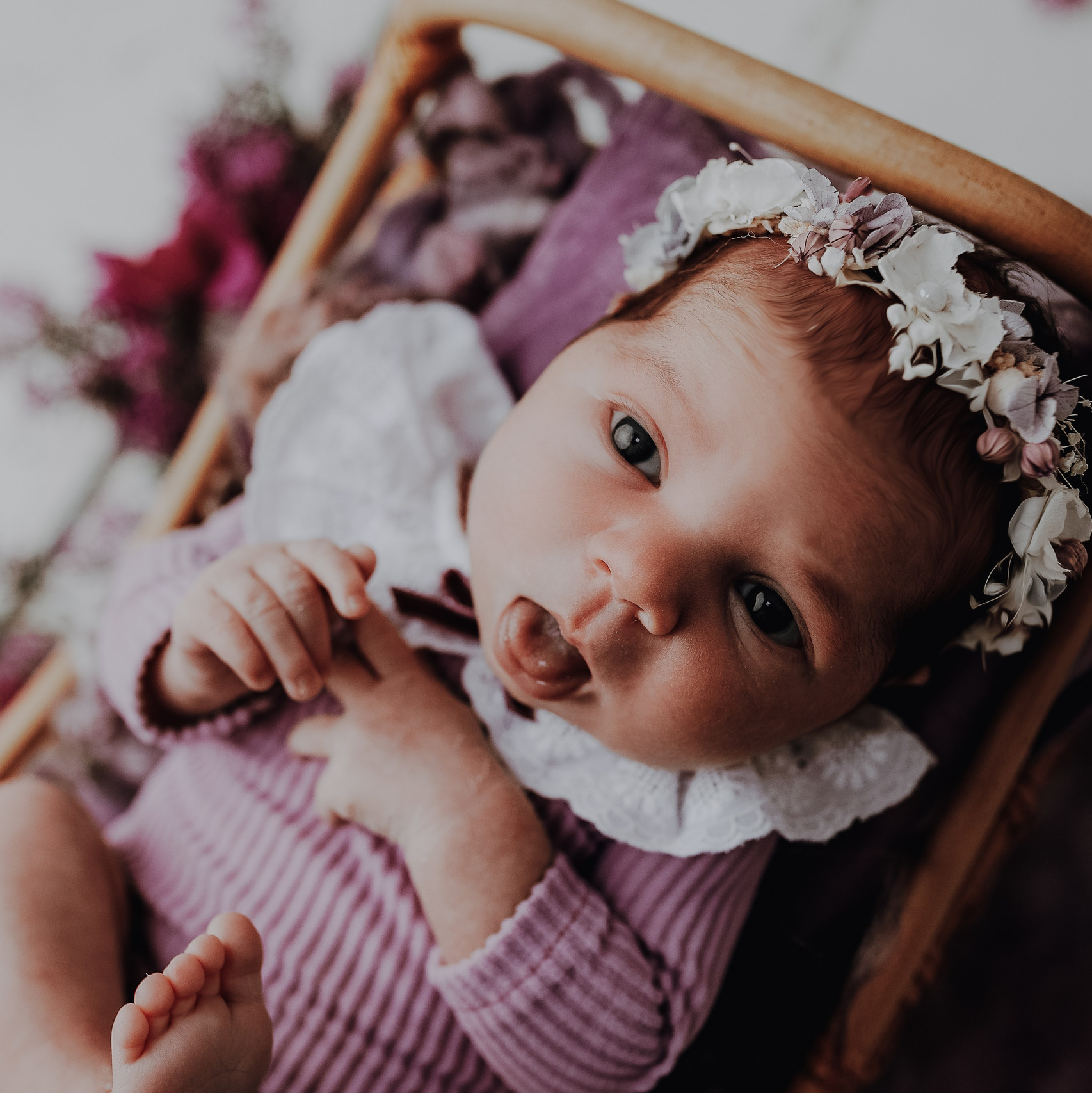 Newborn. Emotions Photo Art