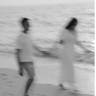 Rozmyte zdjęcie pary w ruchu – artystyczna fotografia lifestylowa, Poznań