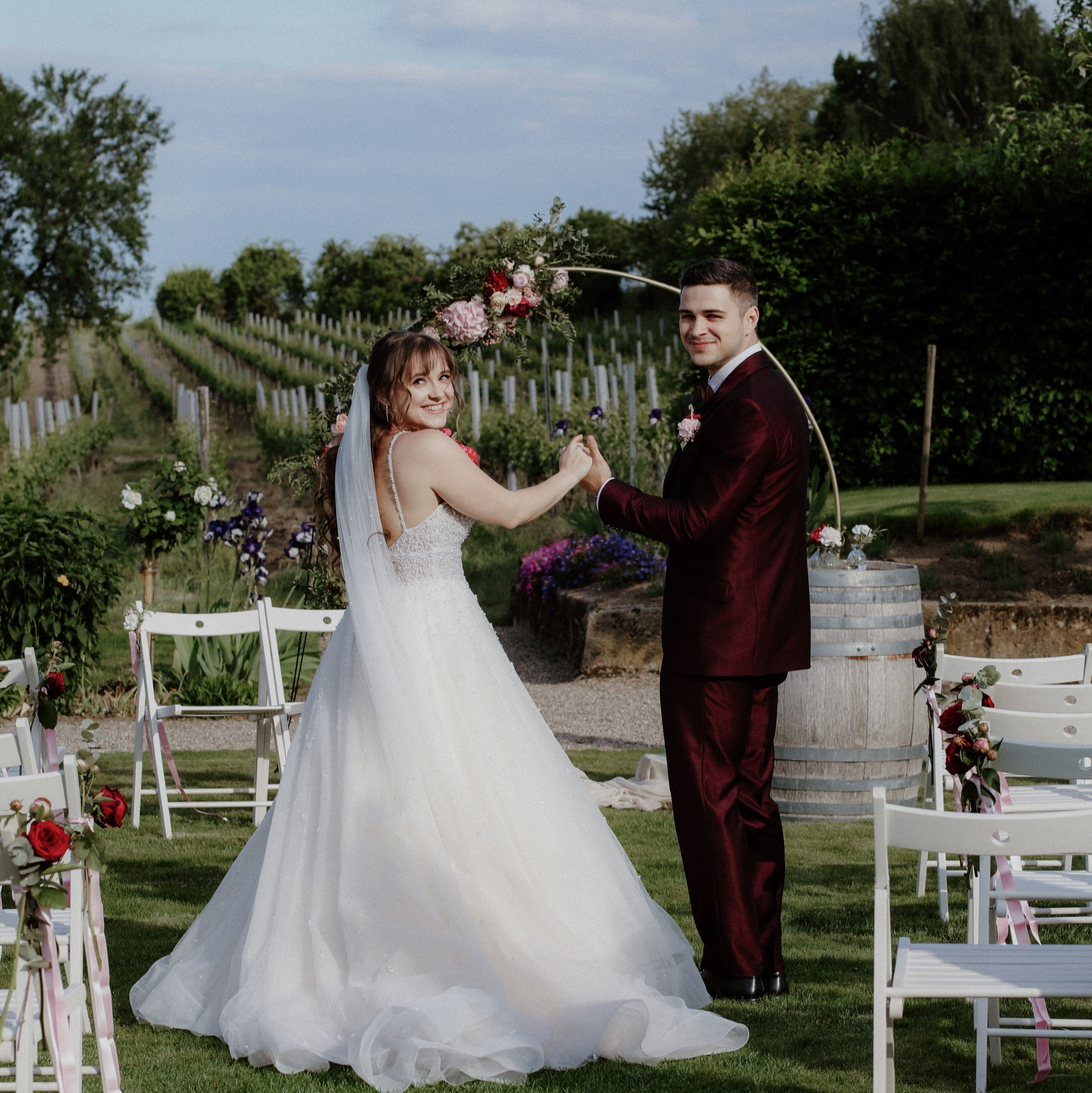 Ja-Wort unter freiem Himmel im Netts Landhaus – Hochzeit in der Pfalz