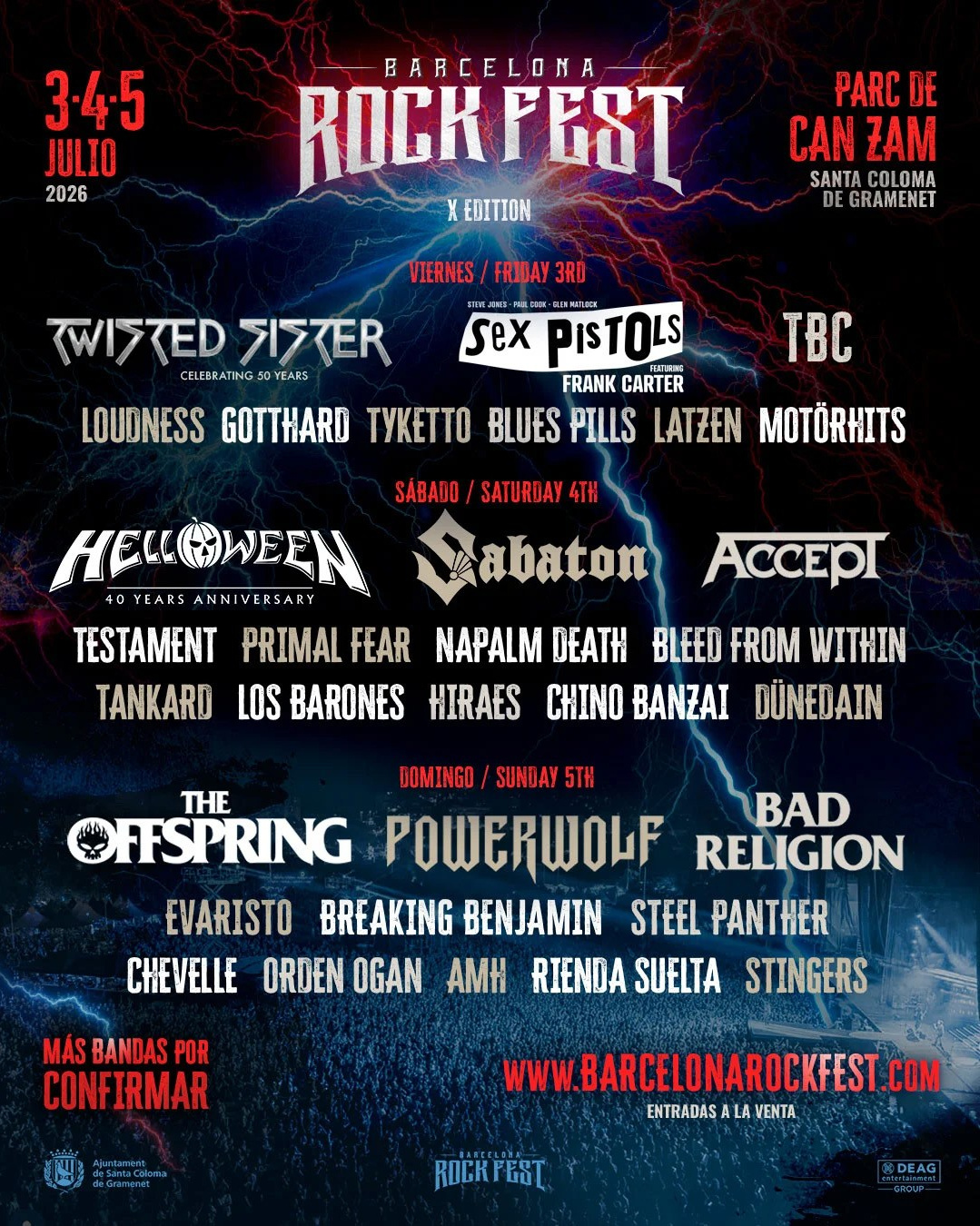 Barcelona Rock Fest 2026 — Spain’s leading rock and metal festival with iconic bands | FOTKAI