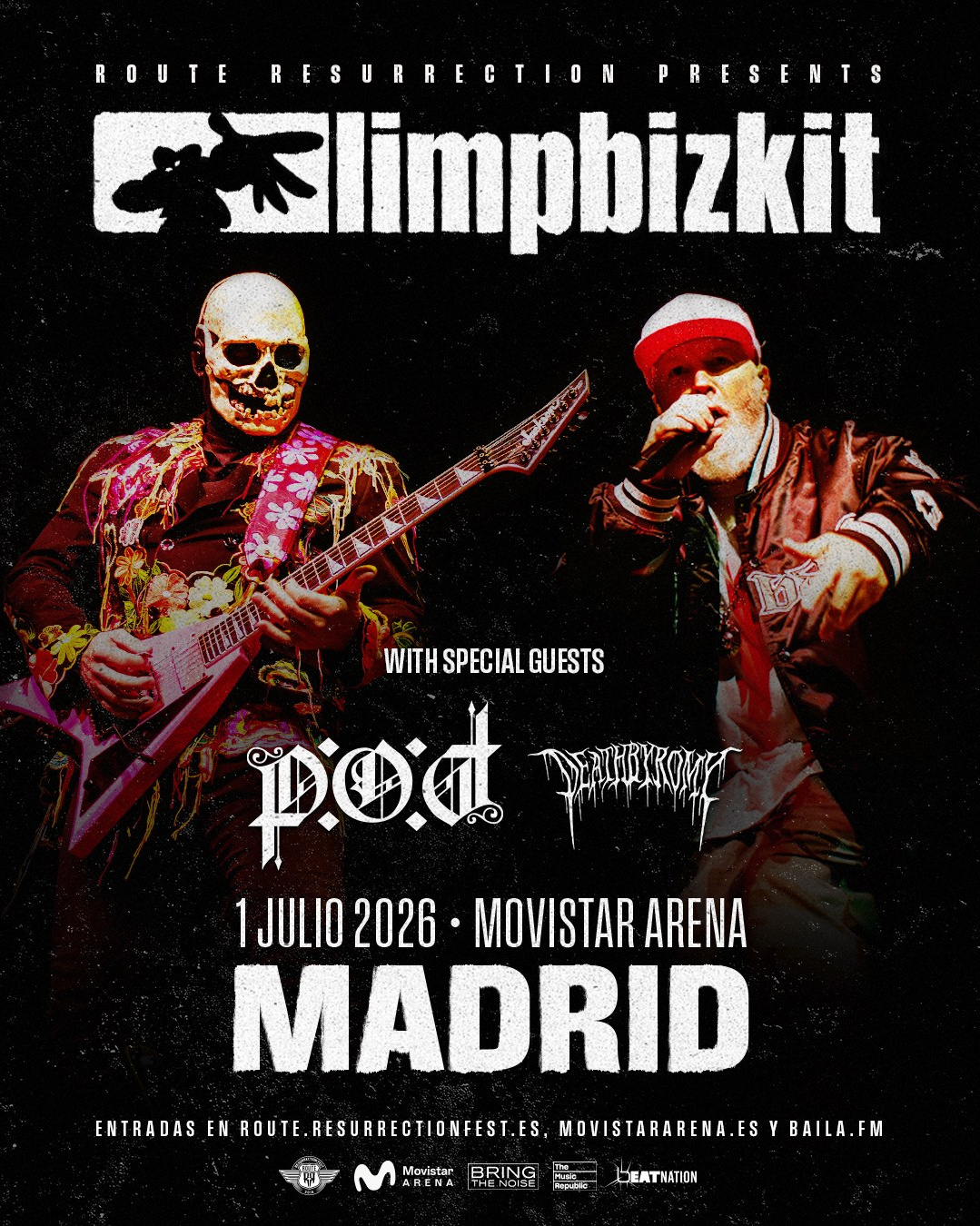 Limp Bizkit vuelve a España: la banda icónica regresará a Madrid este verano | FOTKAI