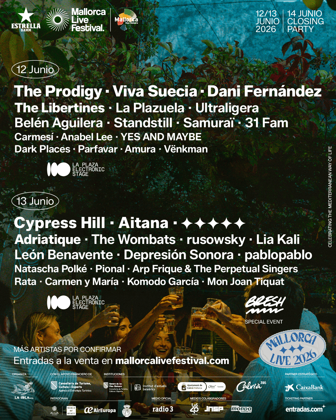 Mallorca Live Festival 2026 in Spain — international music festival in Calvià | FOTKAI